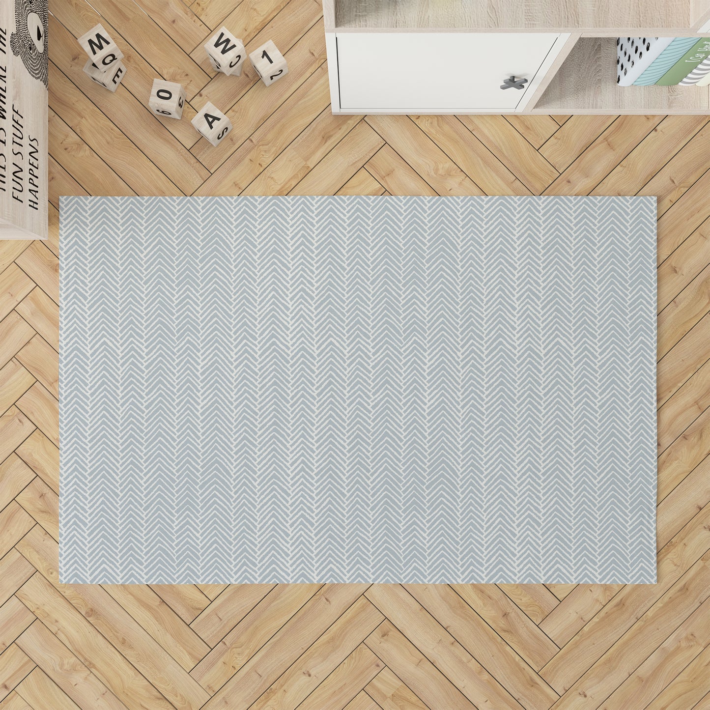 Chevron Block Kids Play Mat