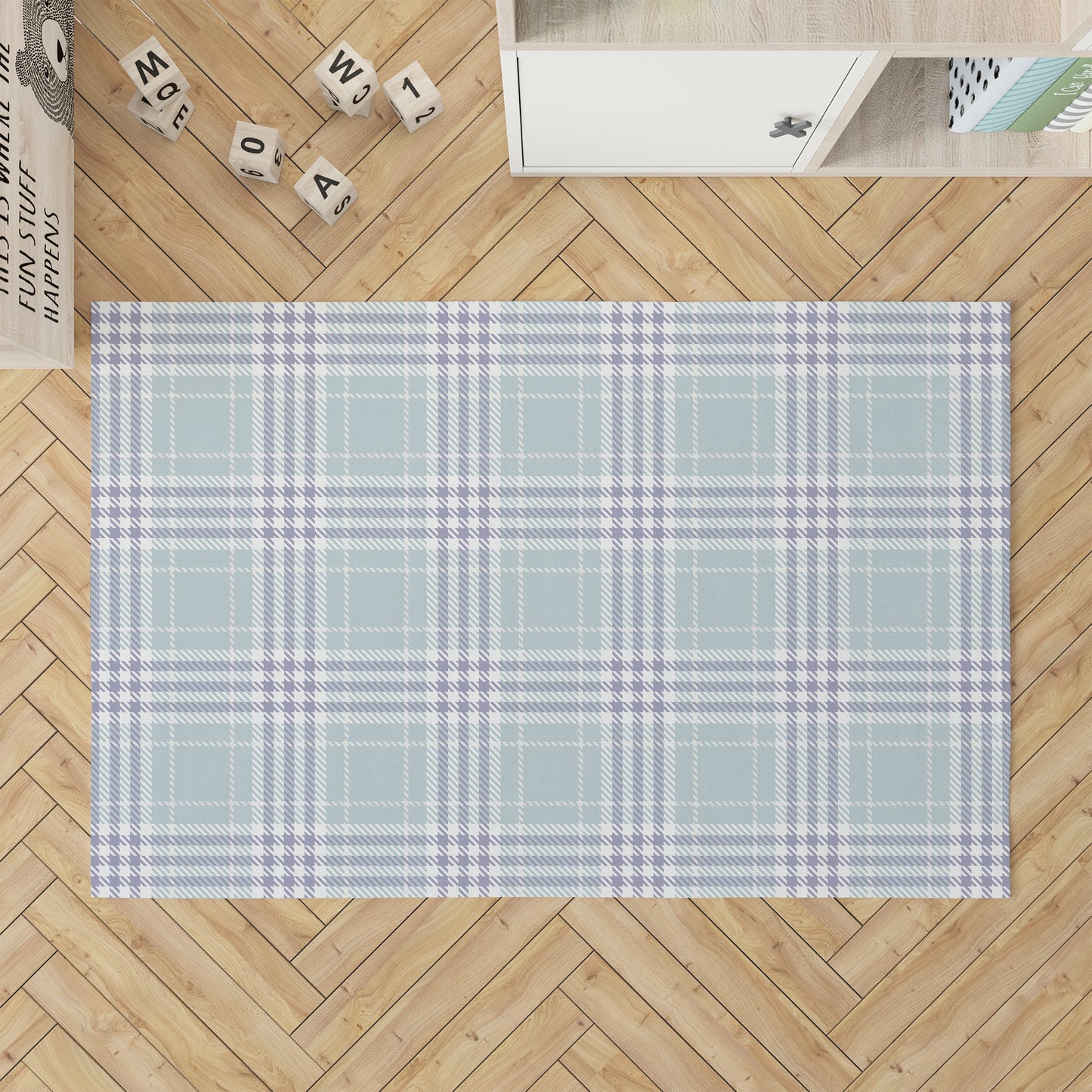 Christopher Plaid Kids Play Mat