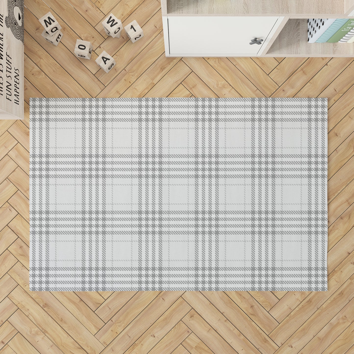 Christopher Plaid Kids Play Mat
