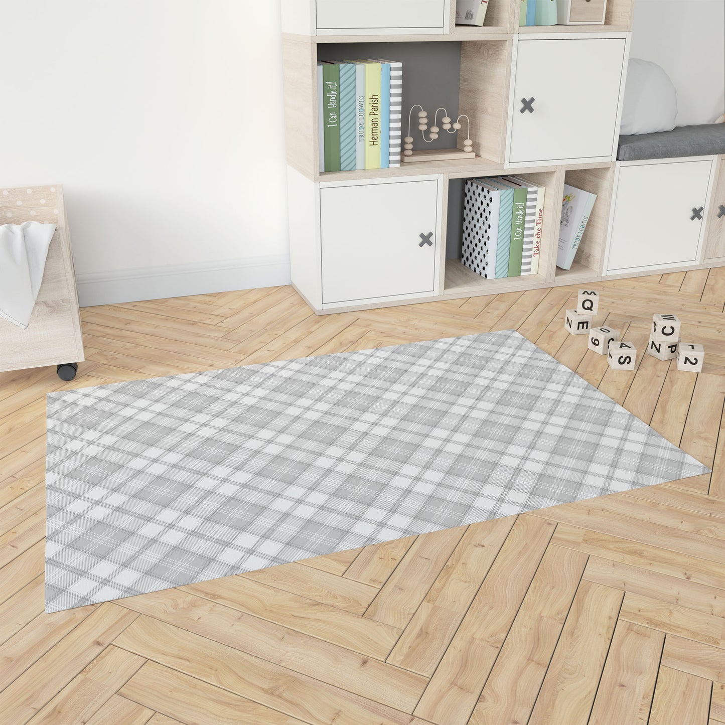 Diamond Plaid Kids Play Mat
