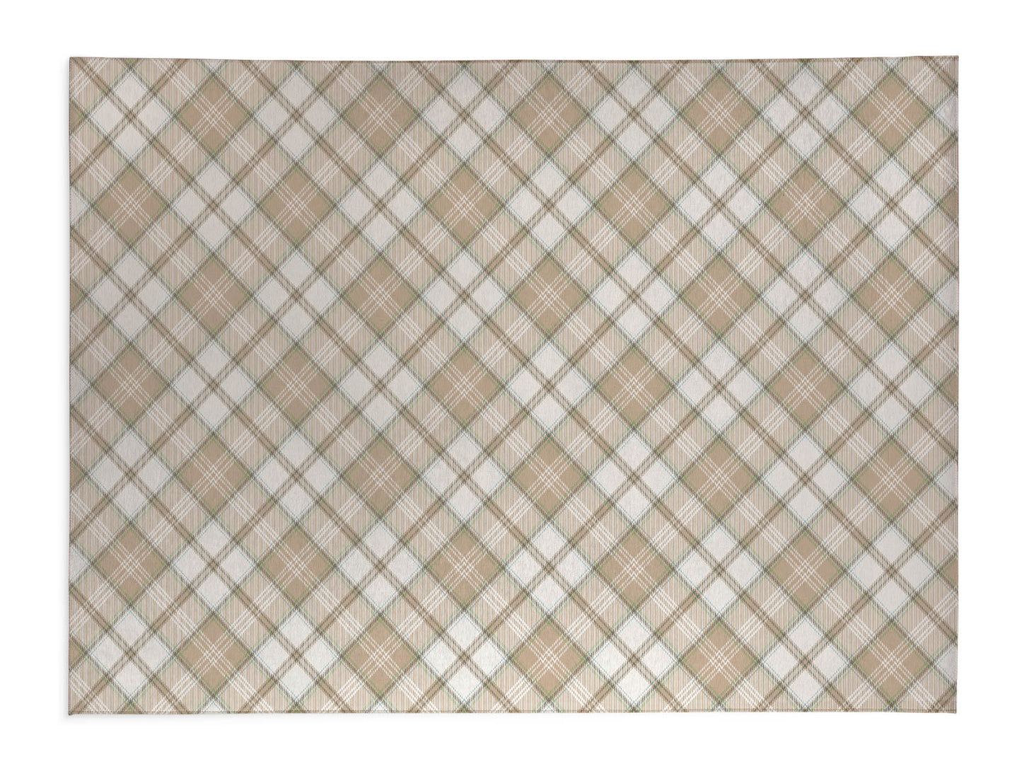 Diamond Plaid Kids Play Mat