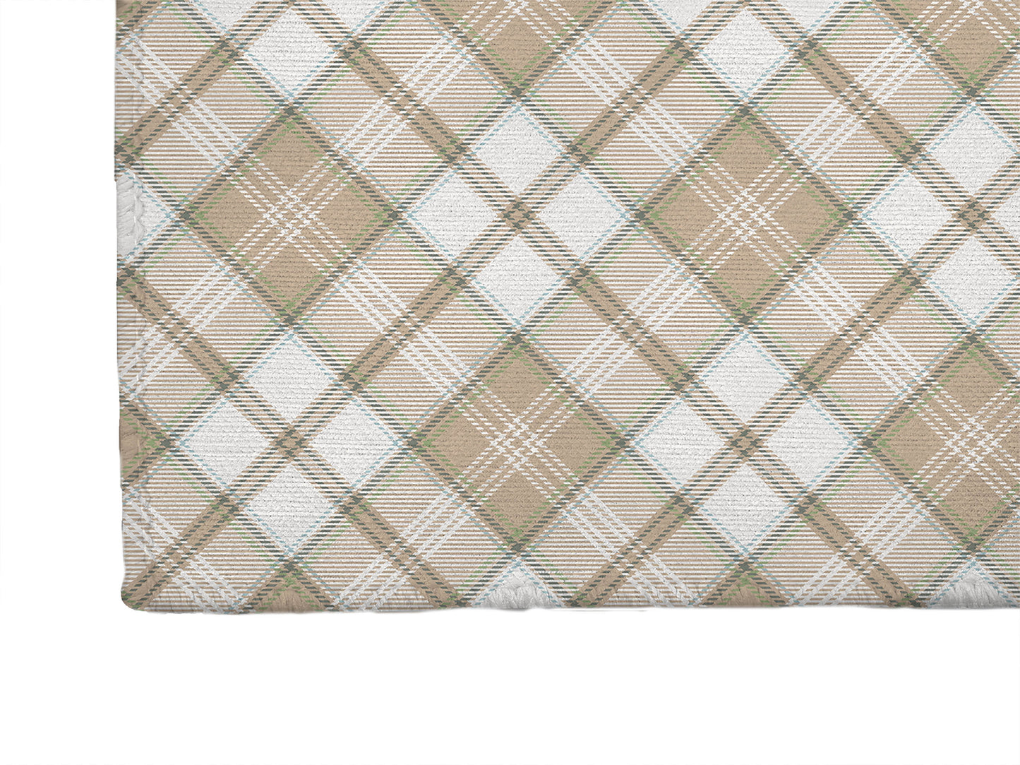Diamond Plaid Kids Play Mat