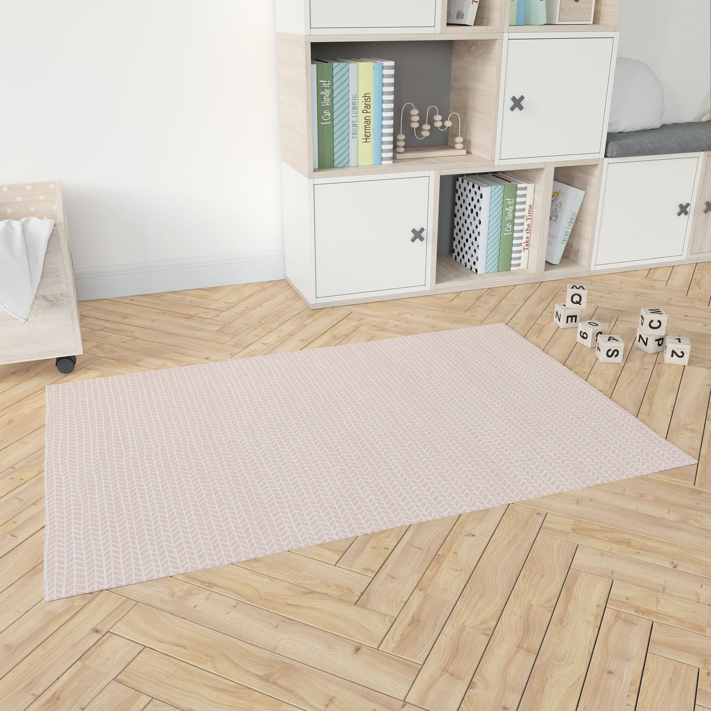Chevron Feather Kids Play Mat