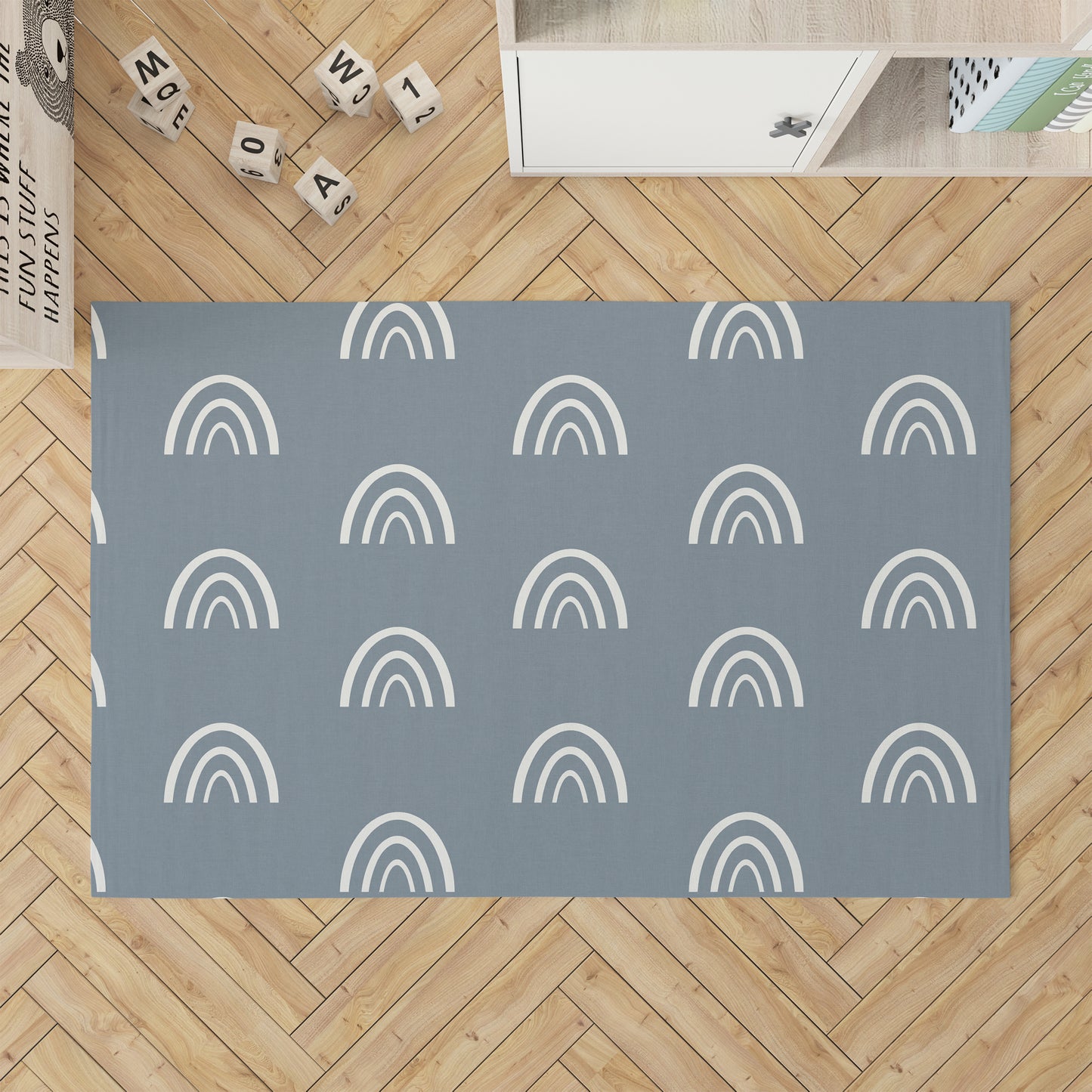 Plain Bows Kids Play Mat