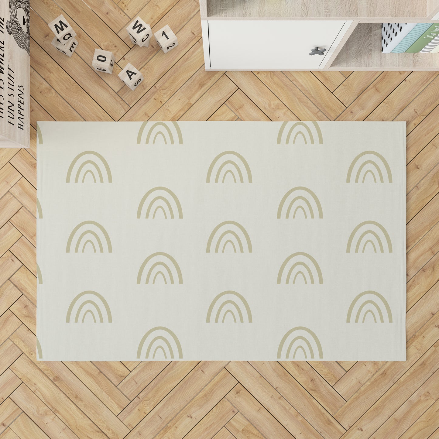 Plain Bows Kids Play Mat