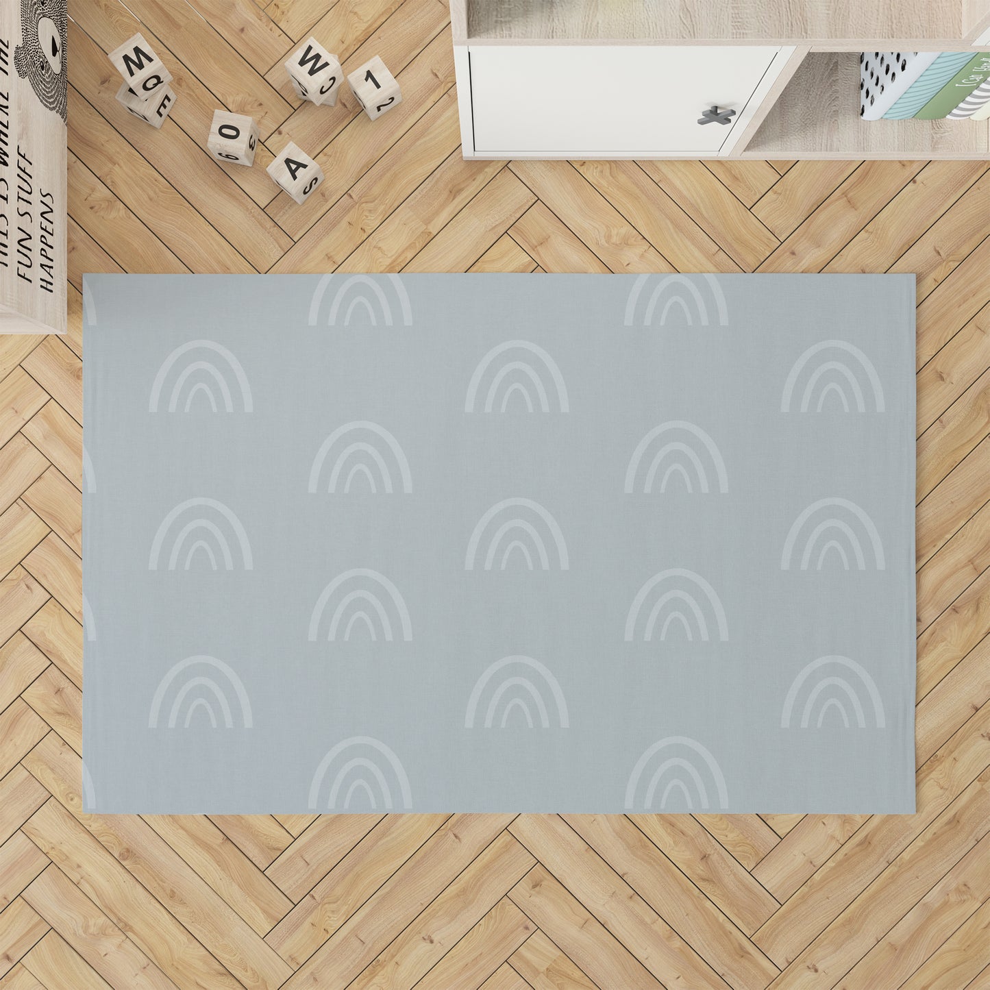 Plain Bows Kids Play Mat