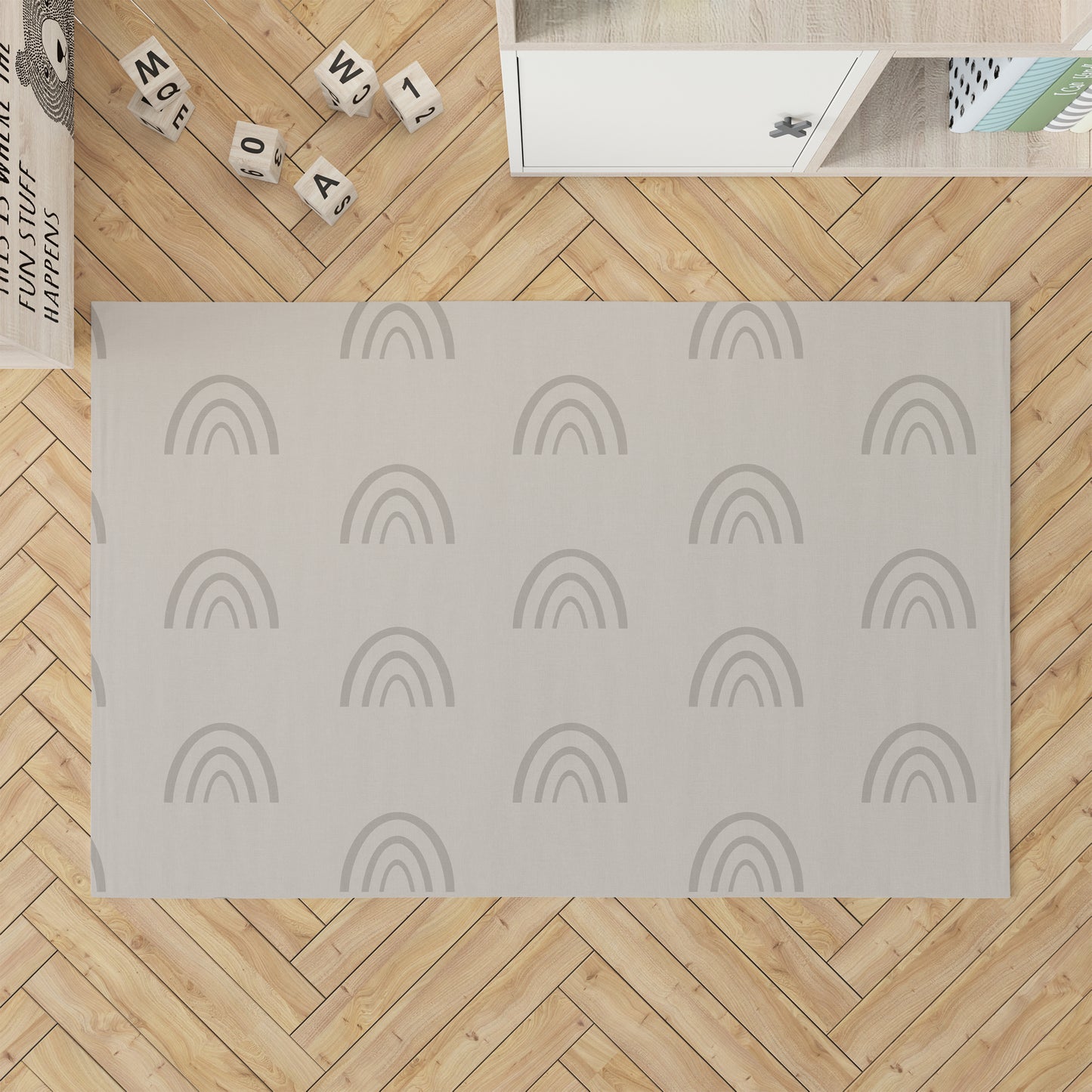 Plain Bows Kids Play Mat