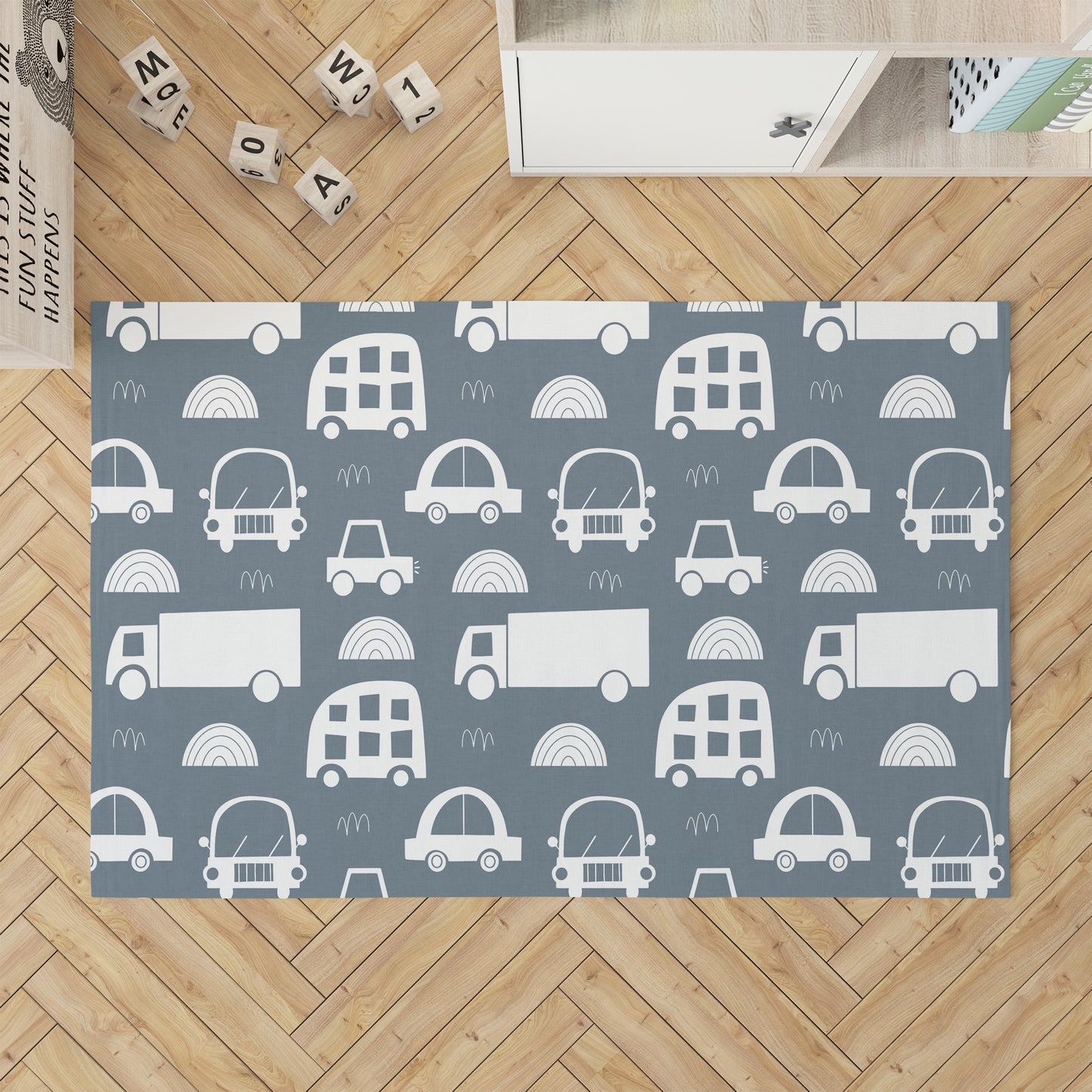 Traffic Kids Play Mat