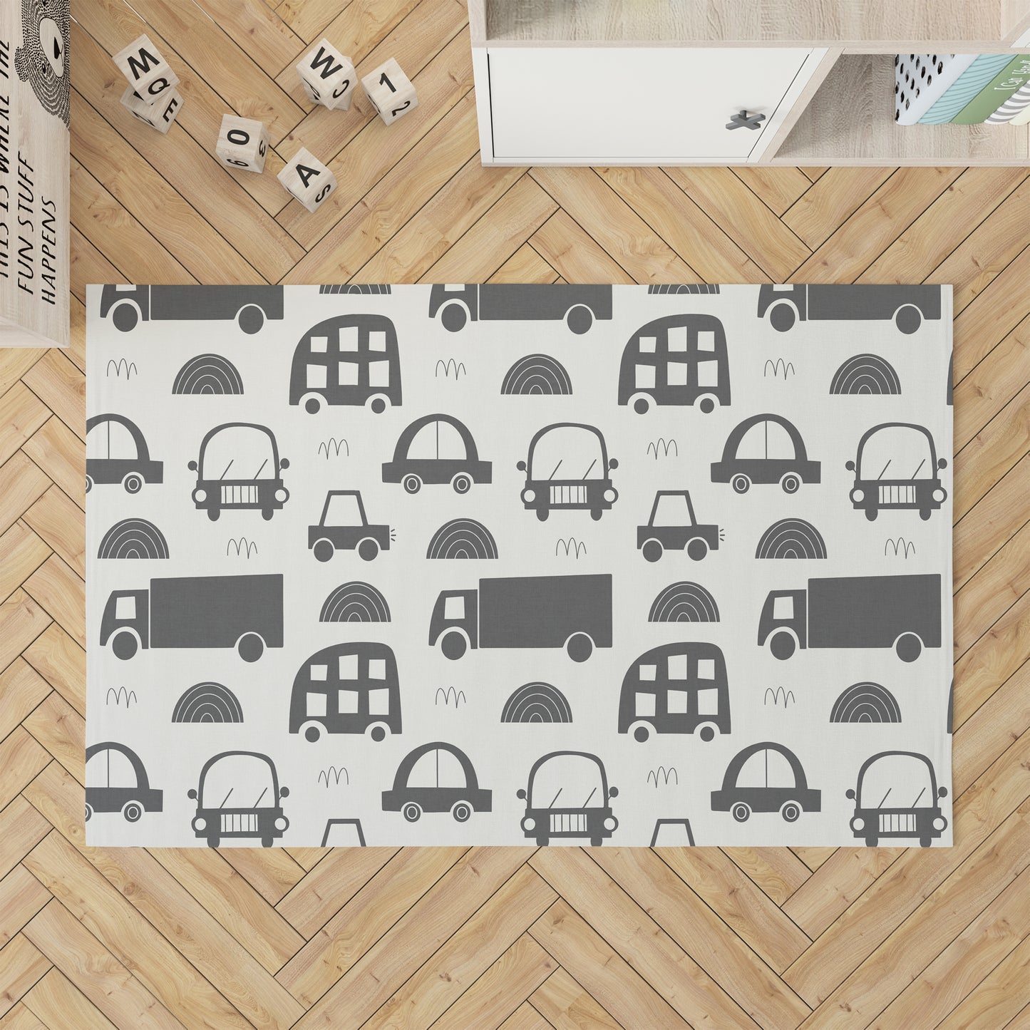 Traffic Kids Play Mat