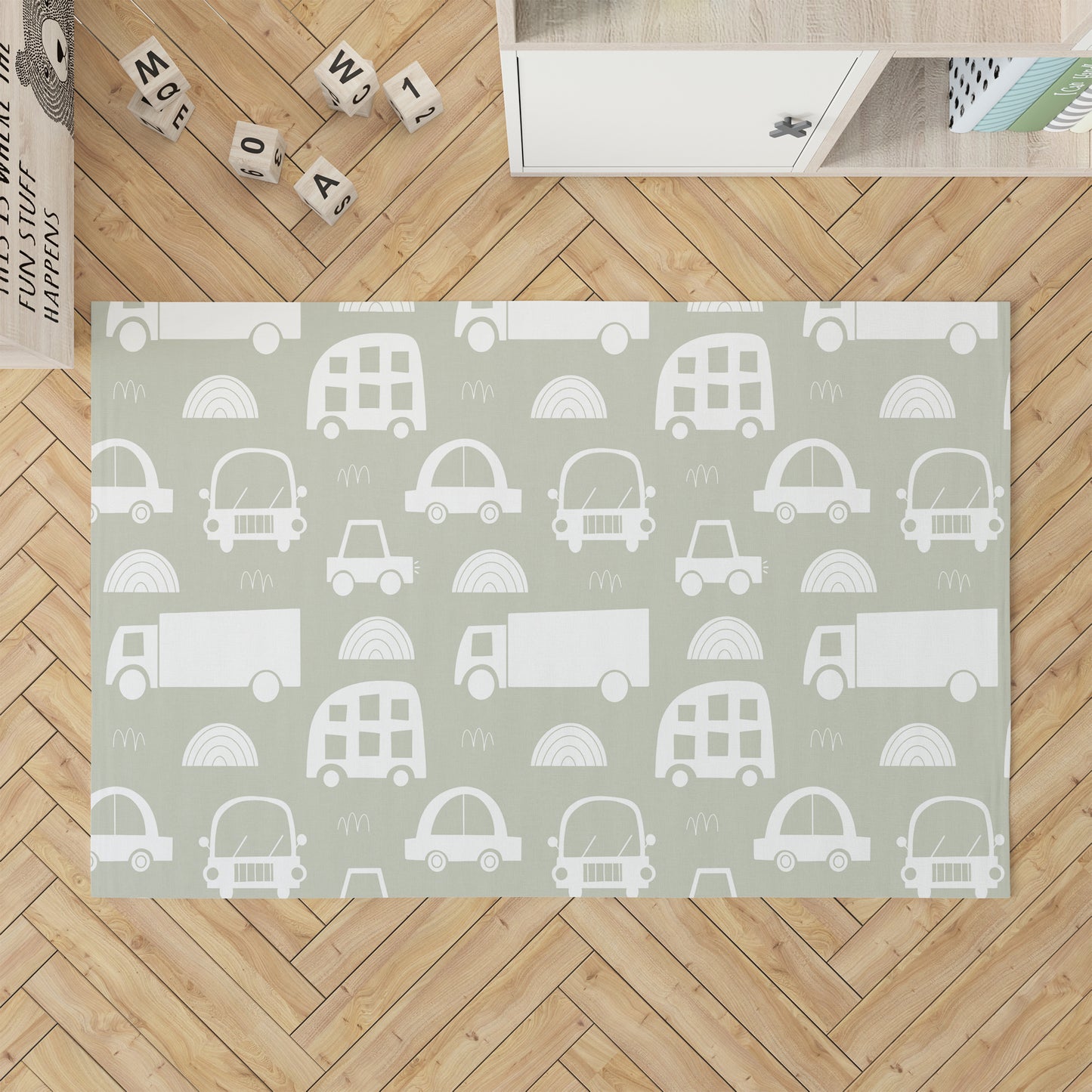 Traffic Kids Play Mat