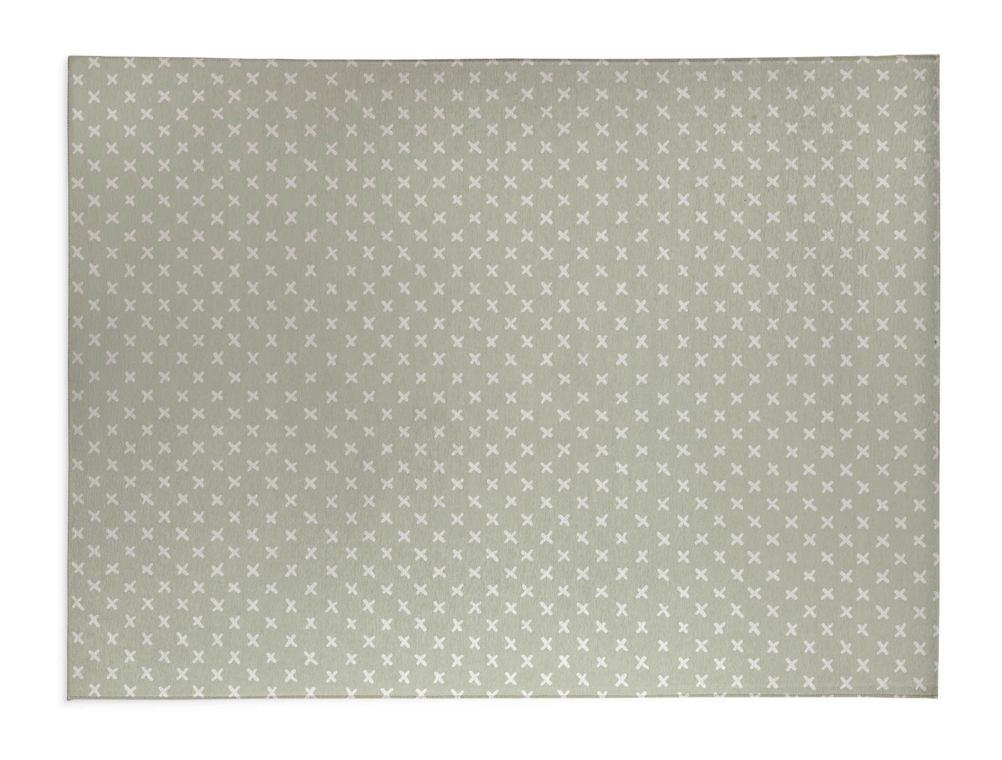 Criss Cross Light Green Kids Play Mat