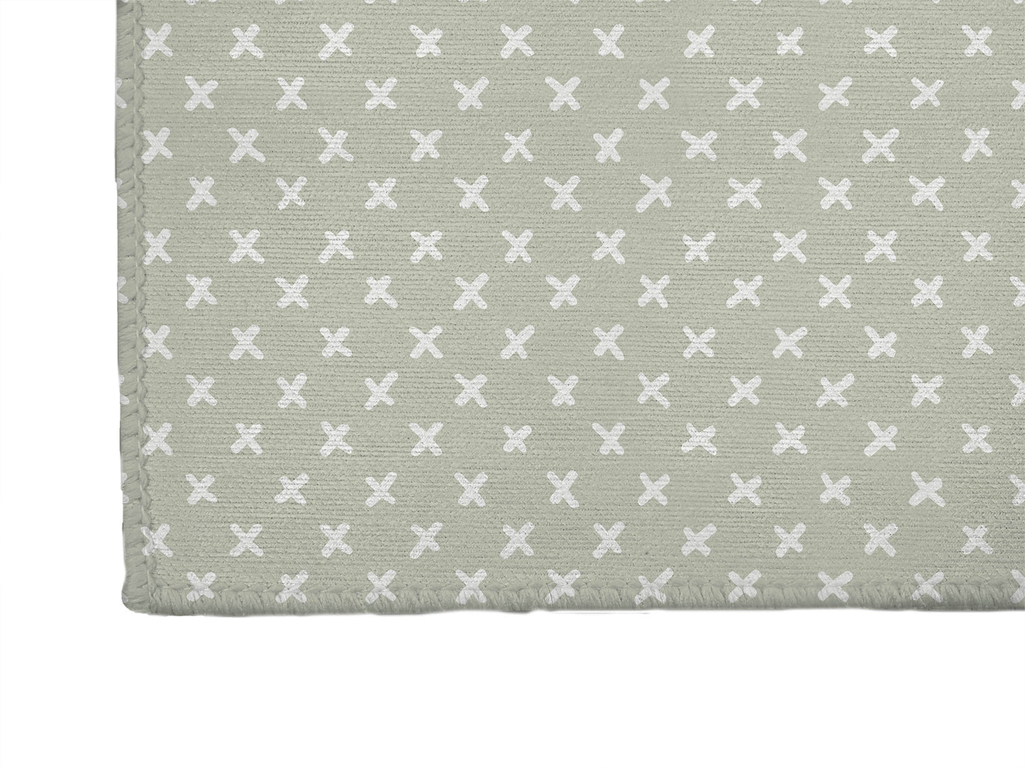 Criss Cross Light Green Kids Play Mat
