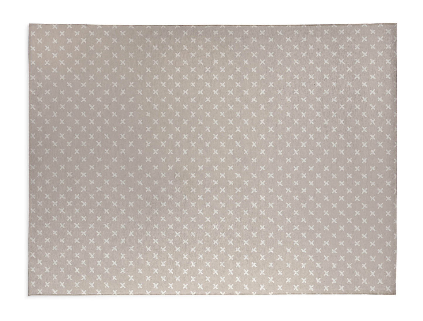 Criss Cross Taupe Kids Play Mat