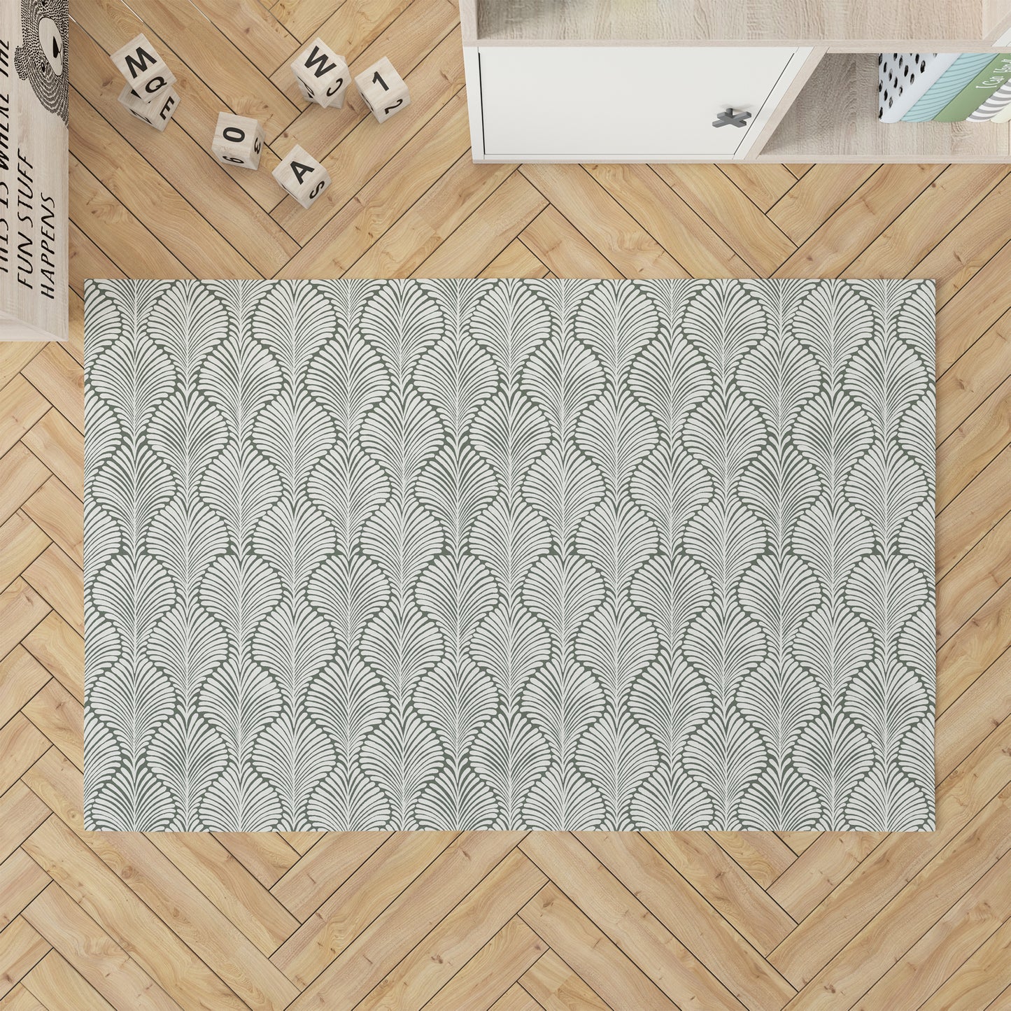 Elegant Palms Kids Play Mat
