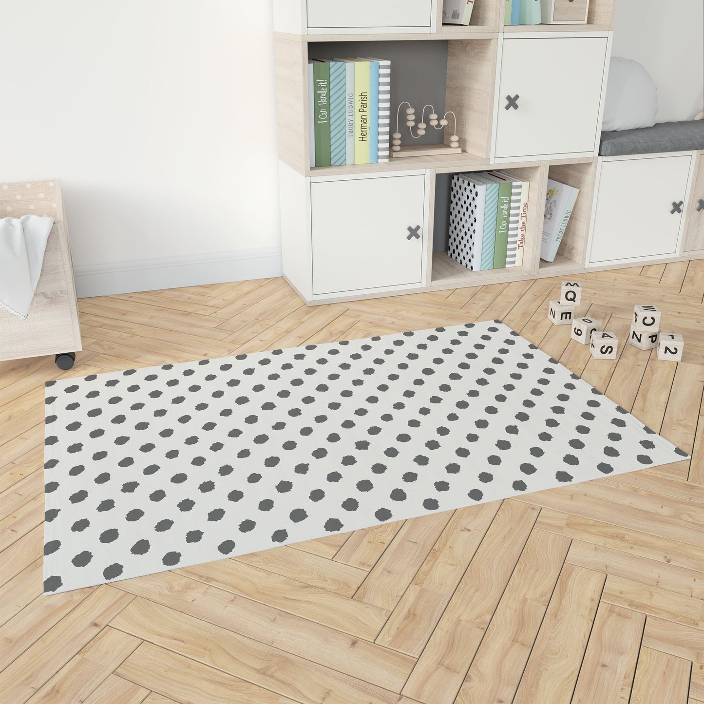 Grunge Dot Kids Play Mat
