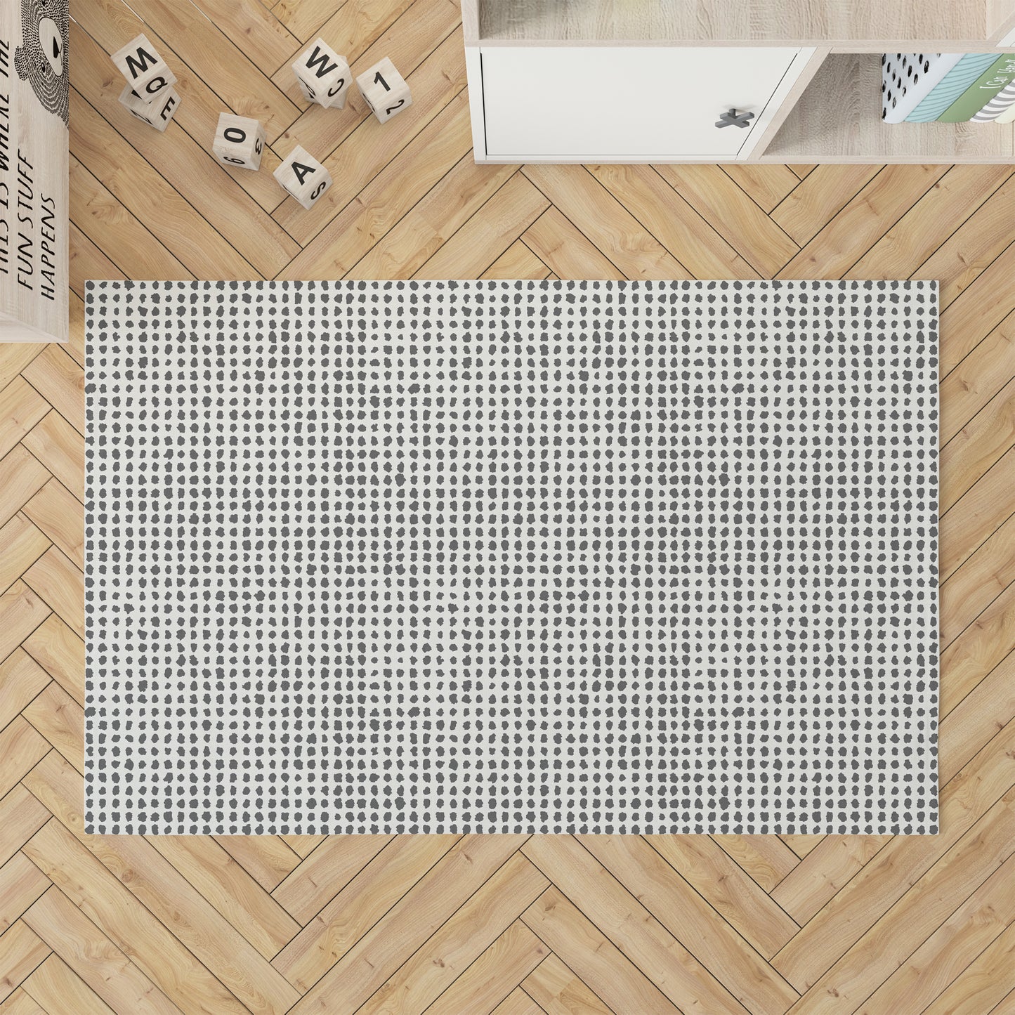 Grunge Row Kids Play Mat