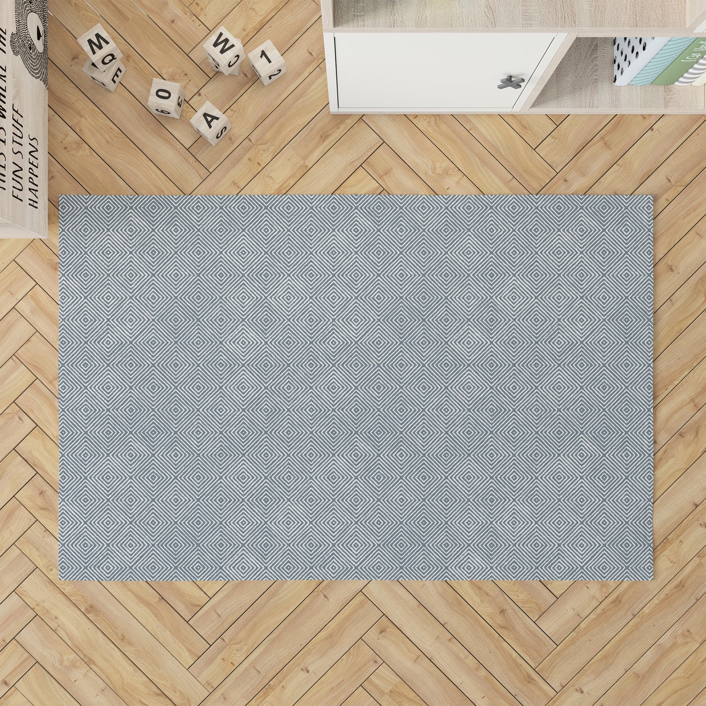 Ikat Spray Kids Play Mat