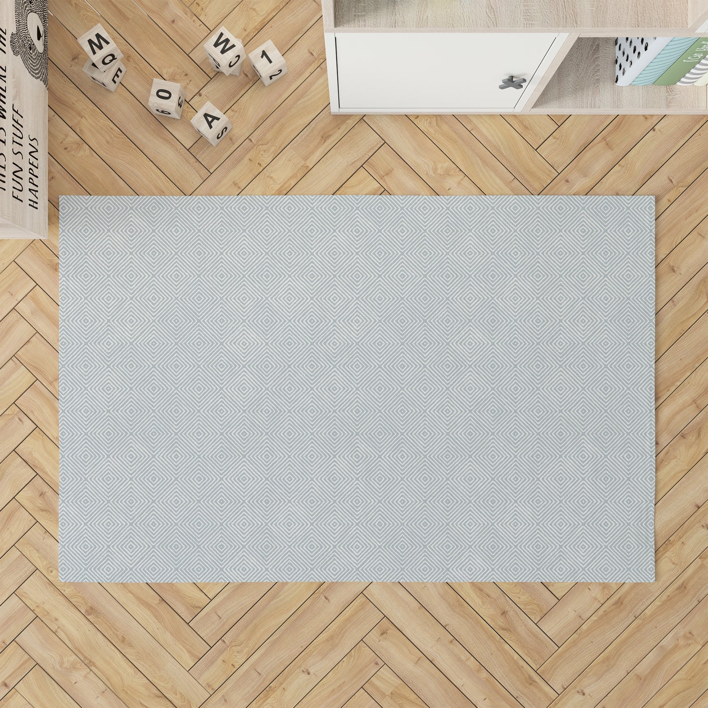 Ikat Spray Kids Play Mat