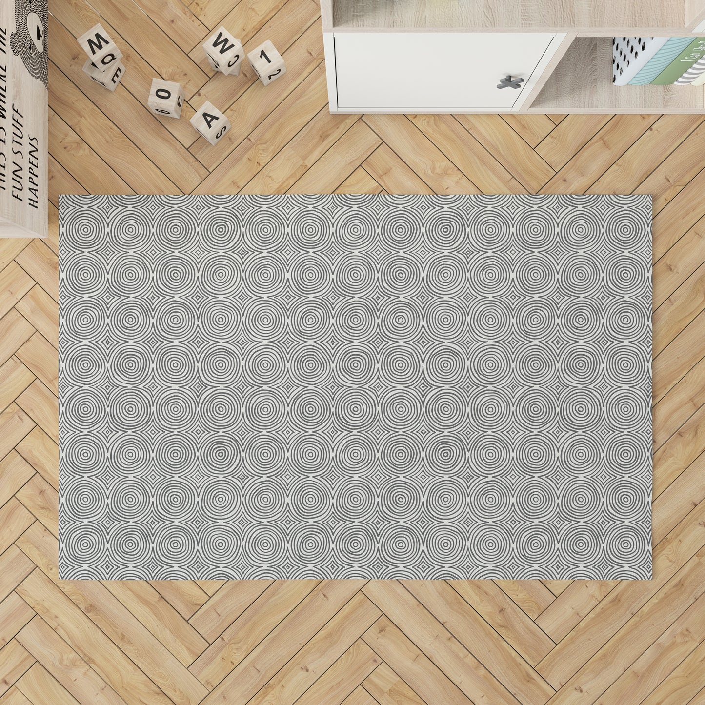 Rolling Circles Kids Play Mat