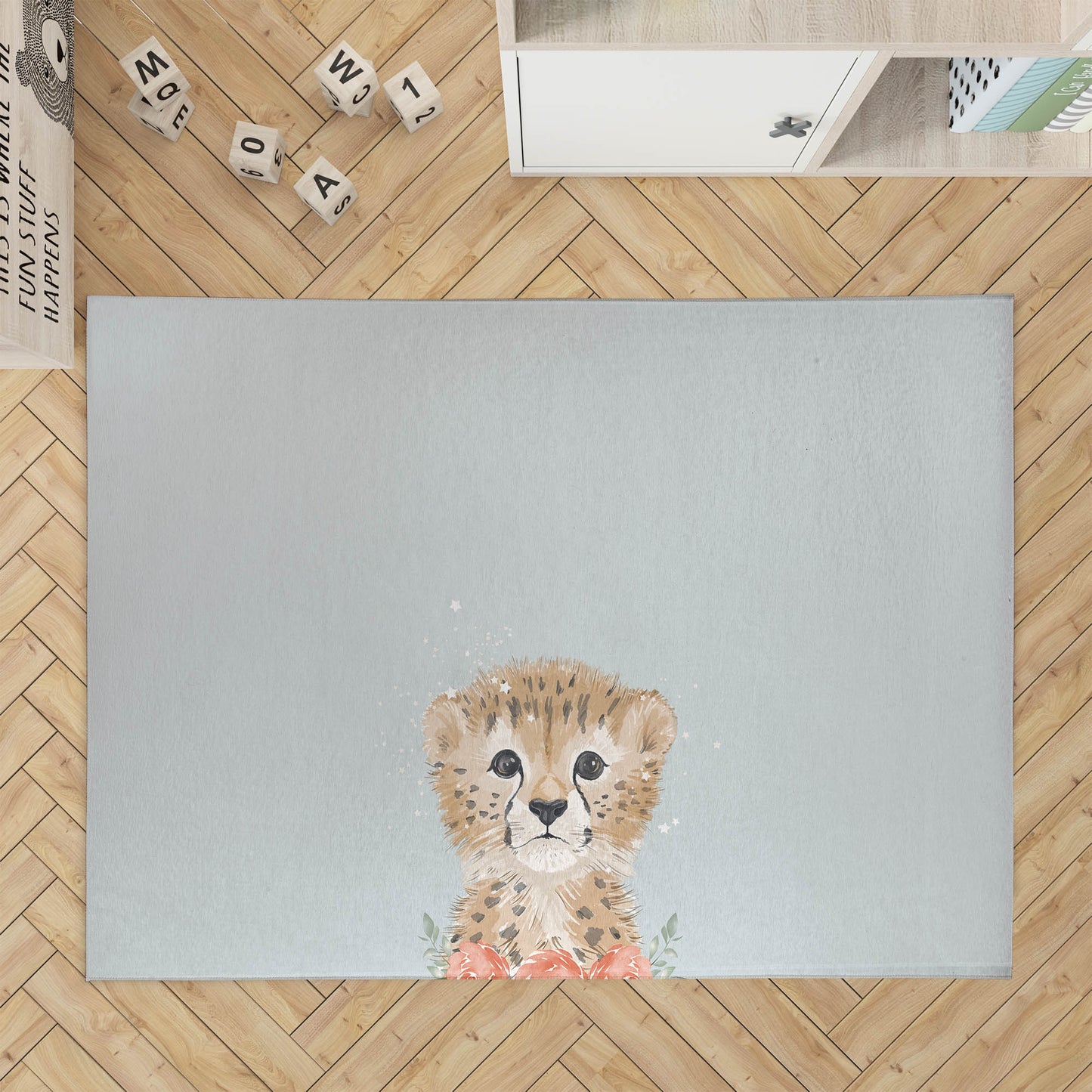 Lil Leopard Kids Play Mat