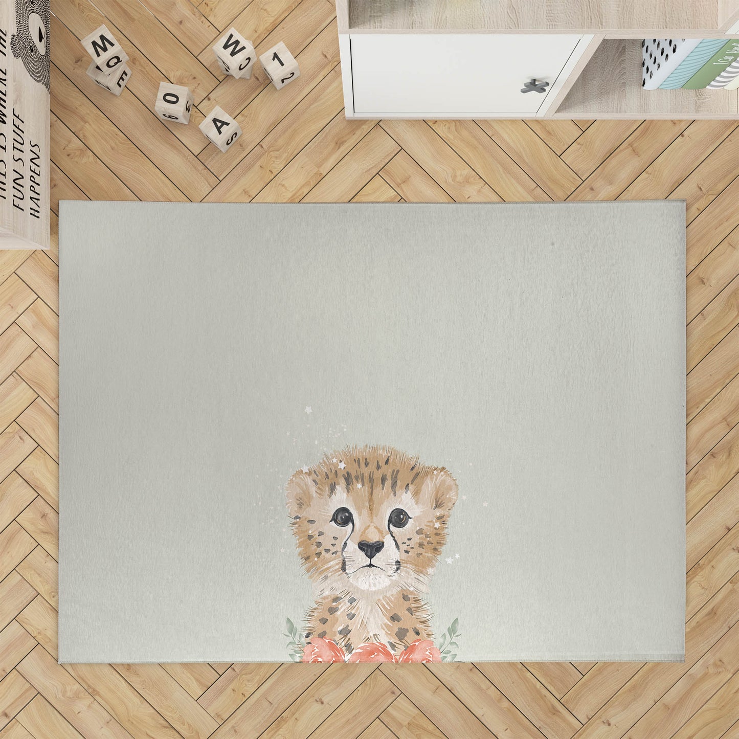 Lil Leopard Kids Play Mat