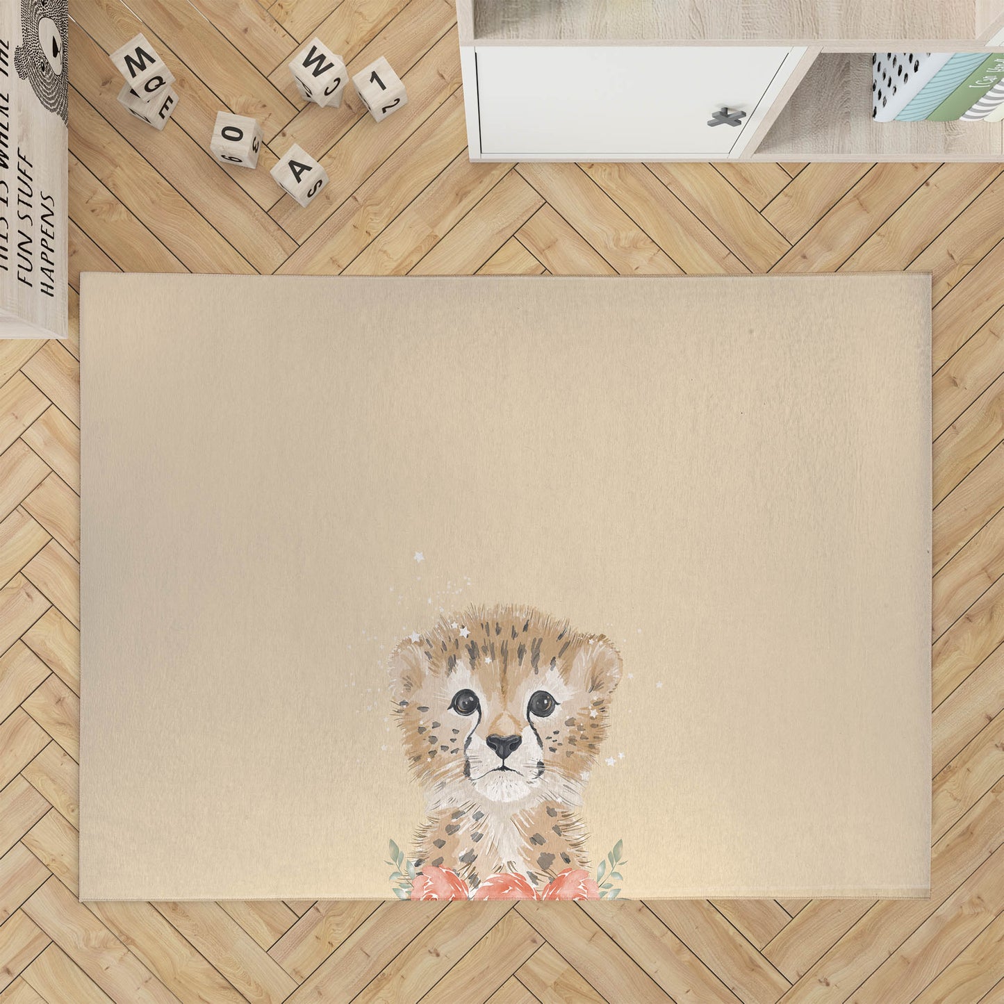 Lil Leopard Kids Play Mat