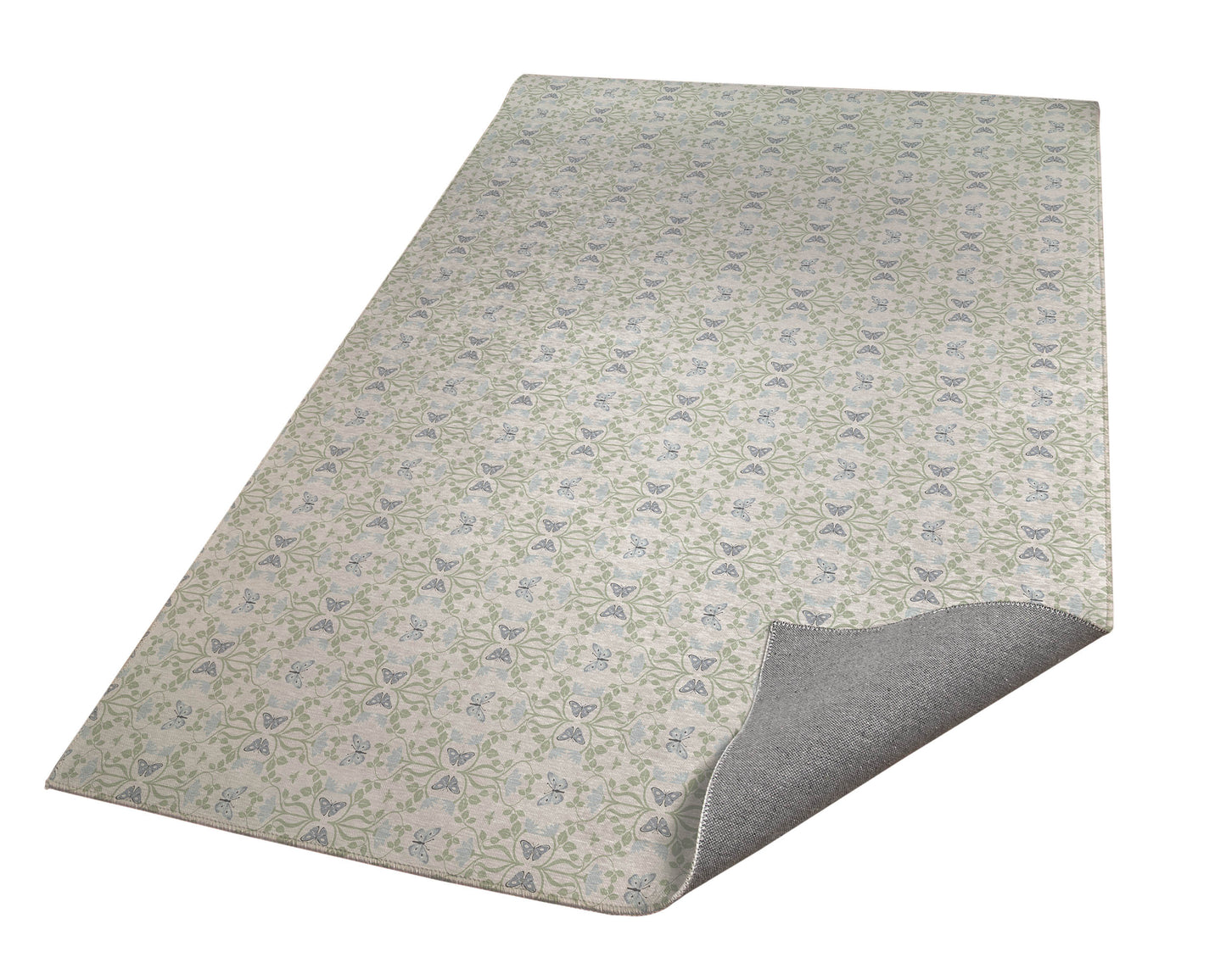 Bees & Butterflies Blue Kids Play Mat