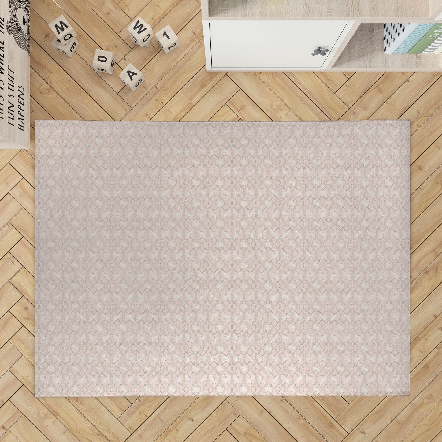 Nantucket Bunny Kids Play Mat