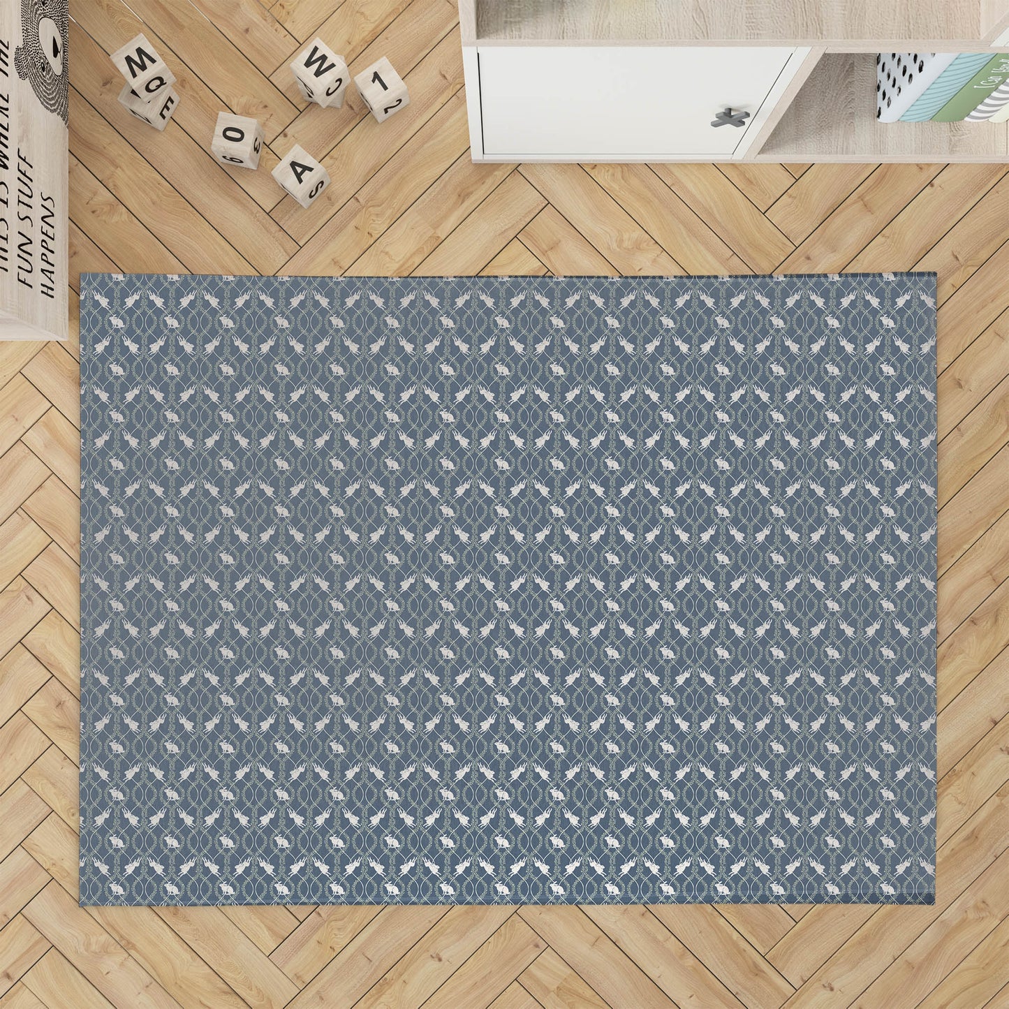 Nantucket Bunny Kids Play Mat
