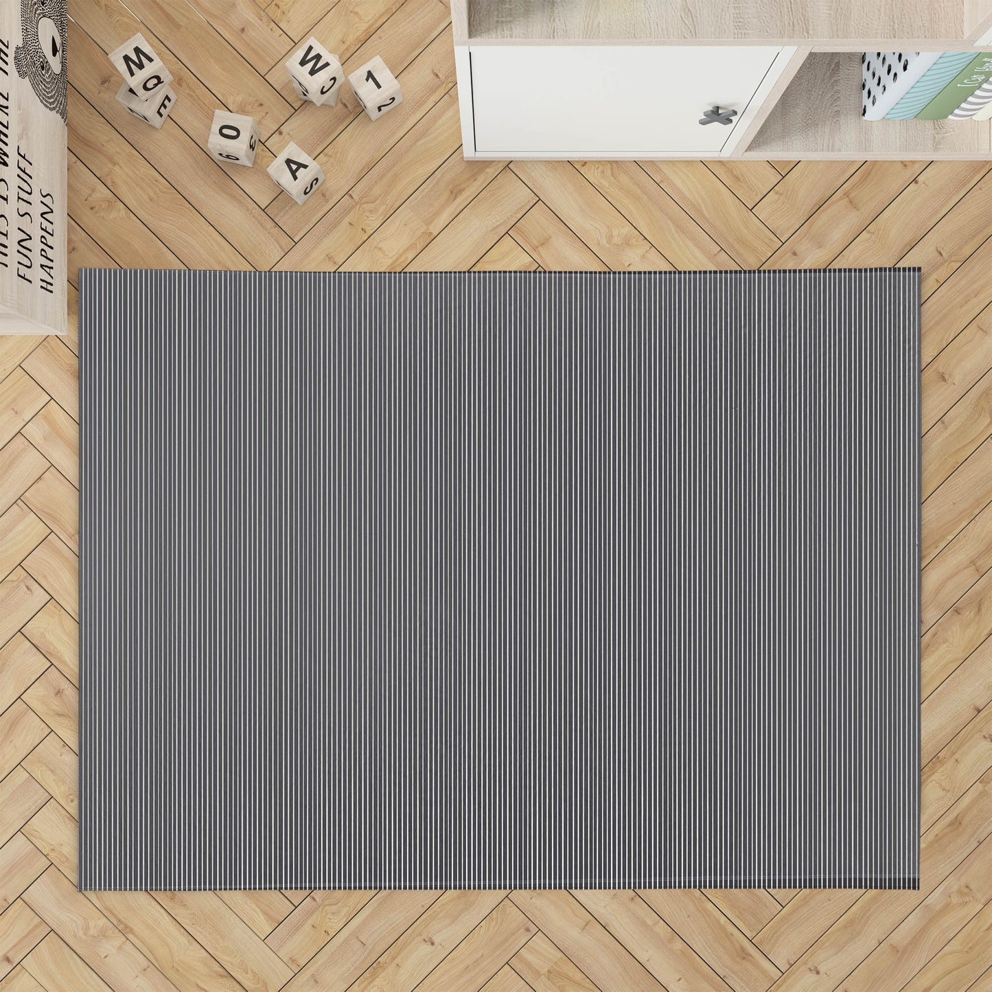 Random Stripes Kids Play Mat