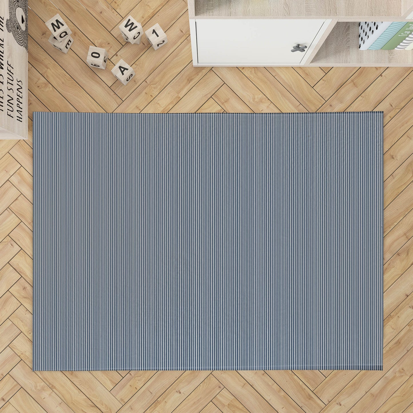 Random Stripes Kids Play Mat