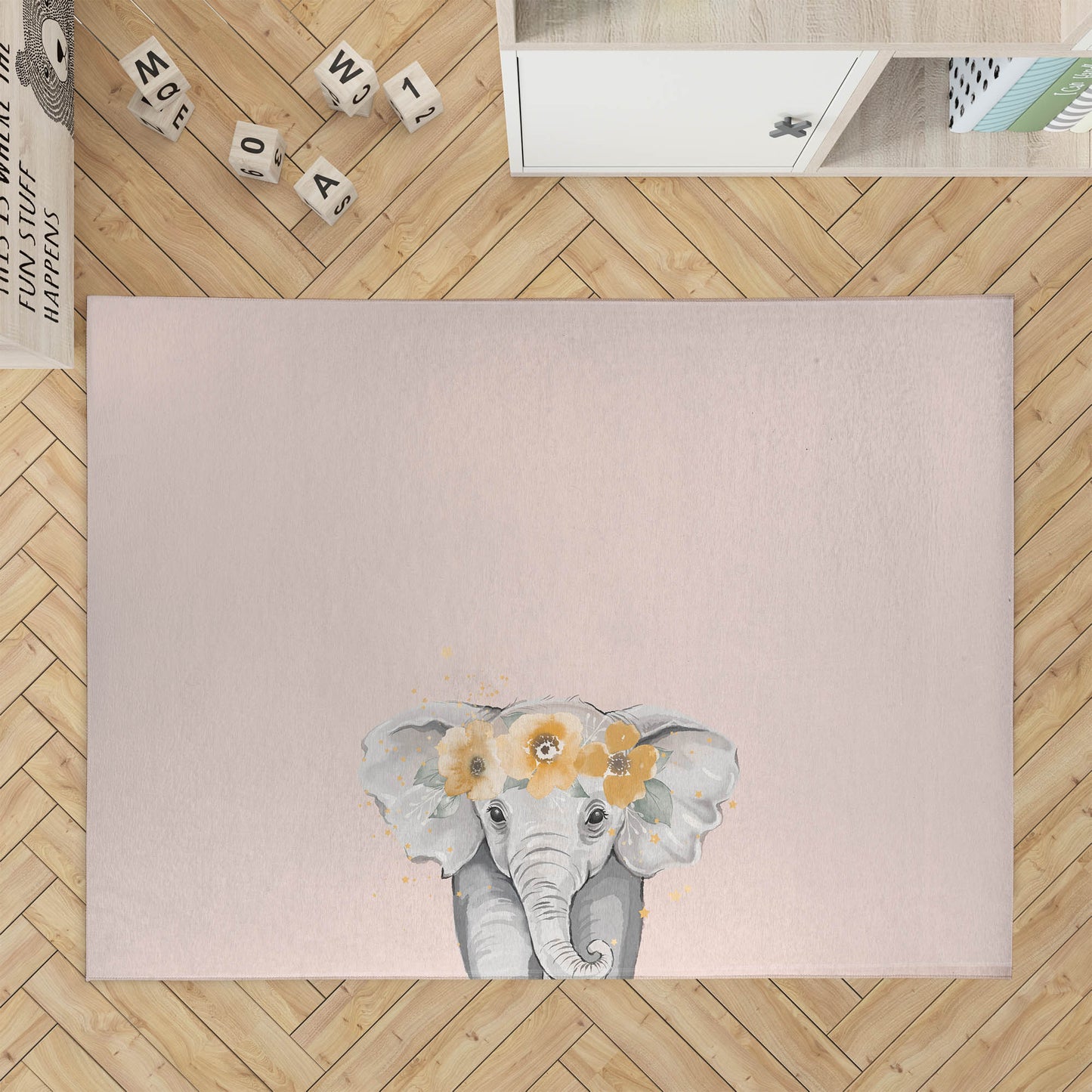 Elephant Kids Play Mat