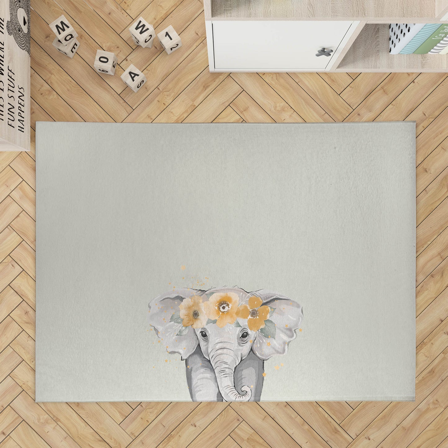 Elephant Kids Play Mat