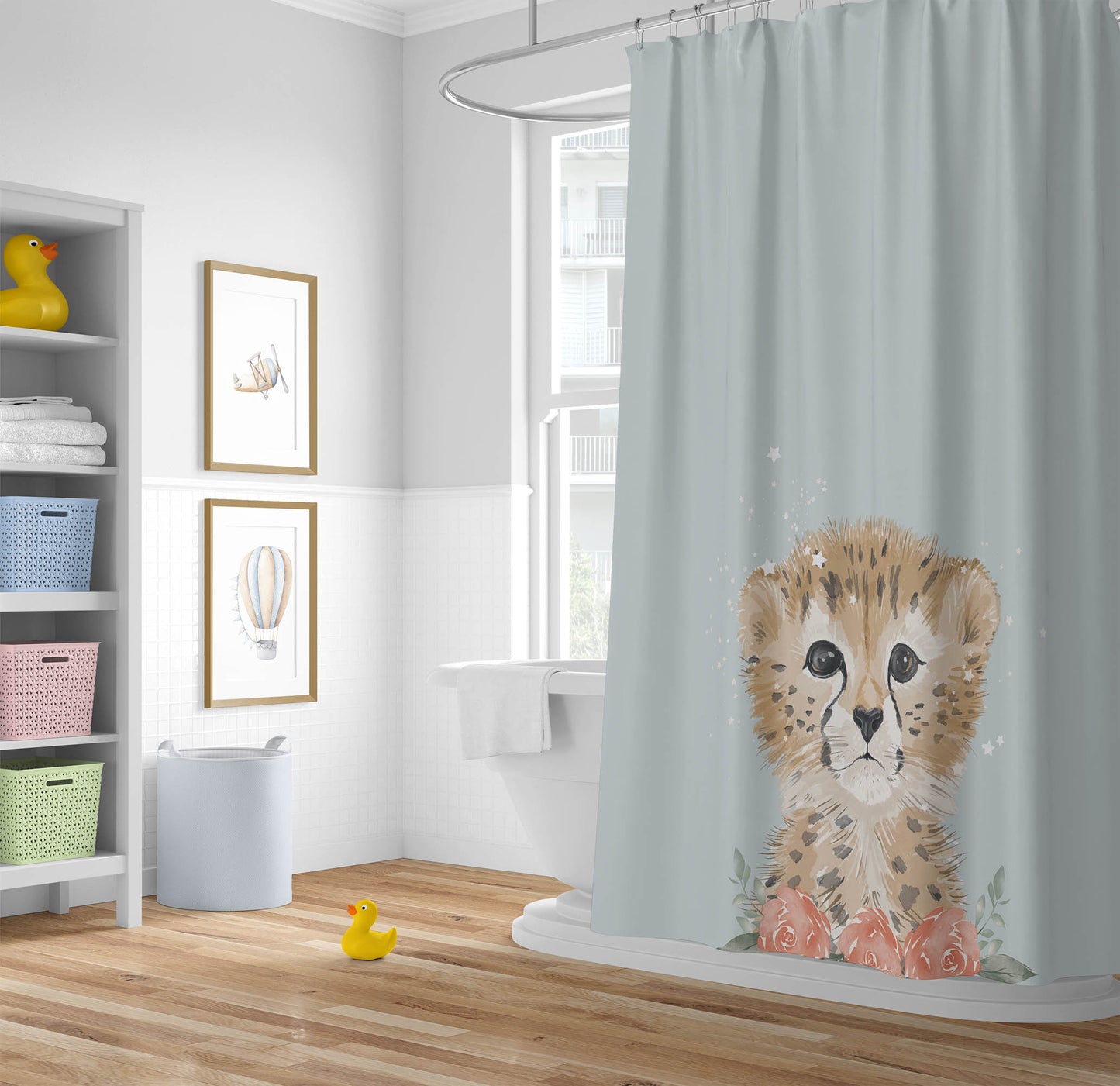 Lil Leopard Shower Curtain