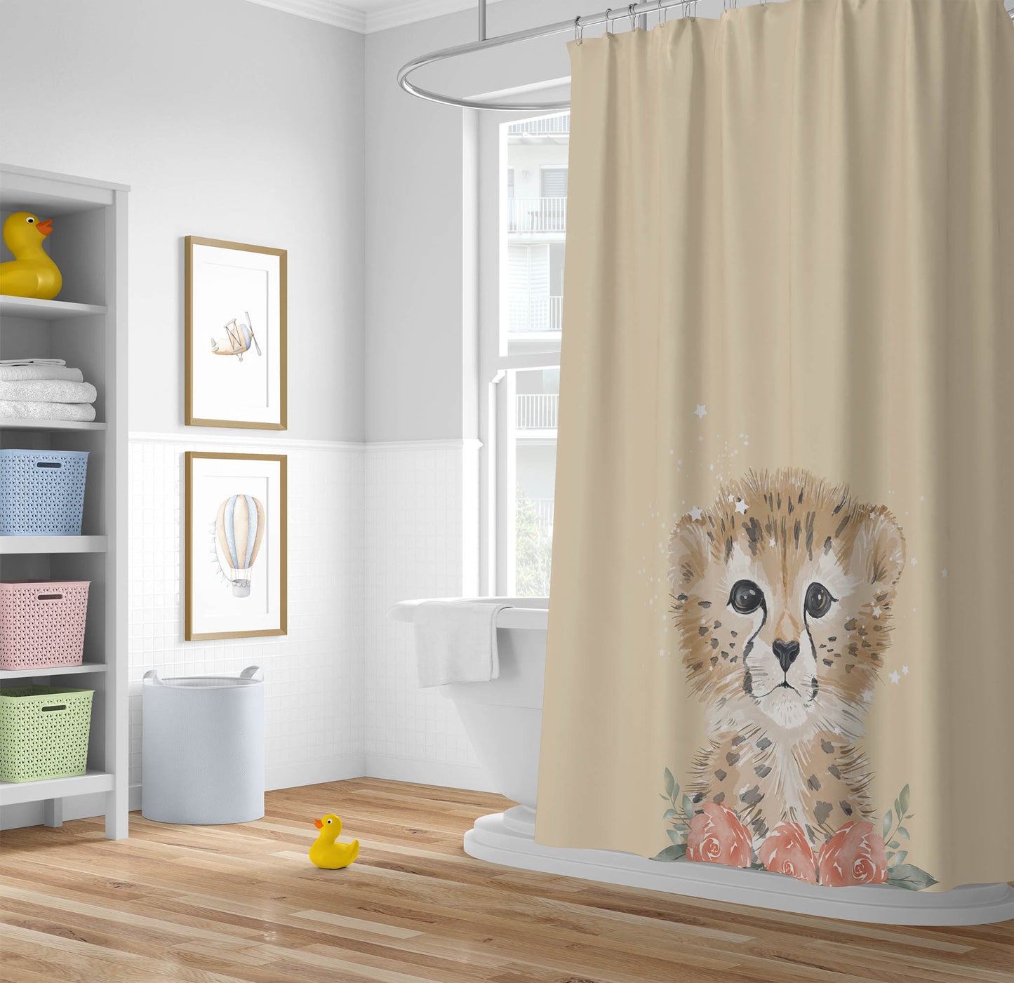 Lil Leopard Shower Curtain