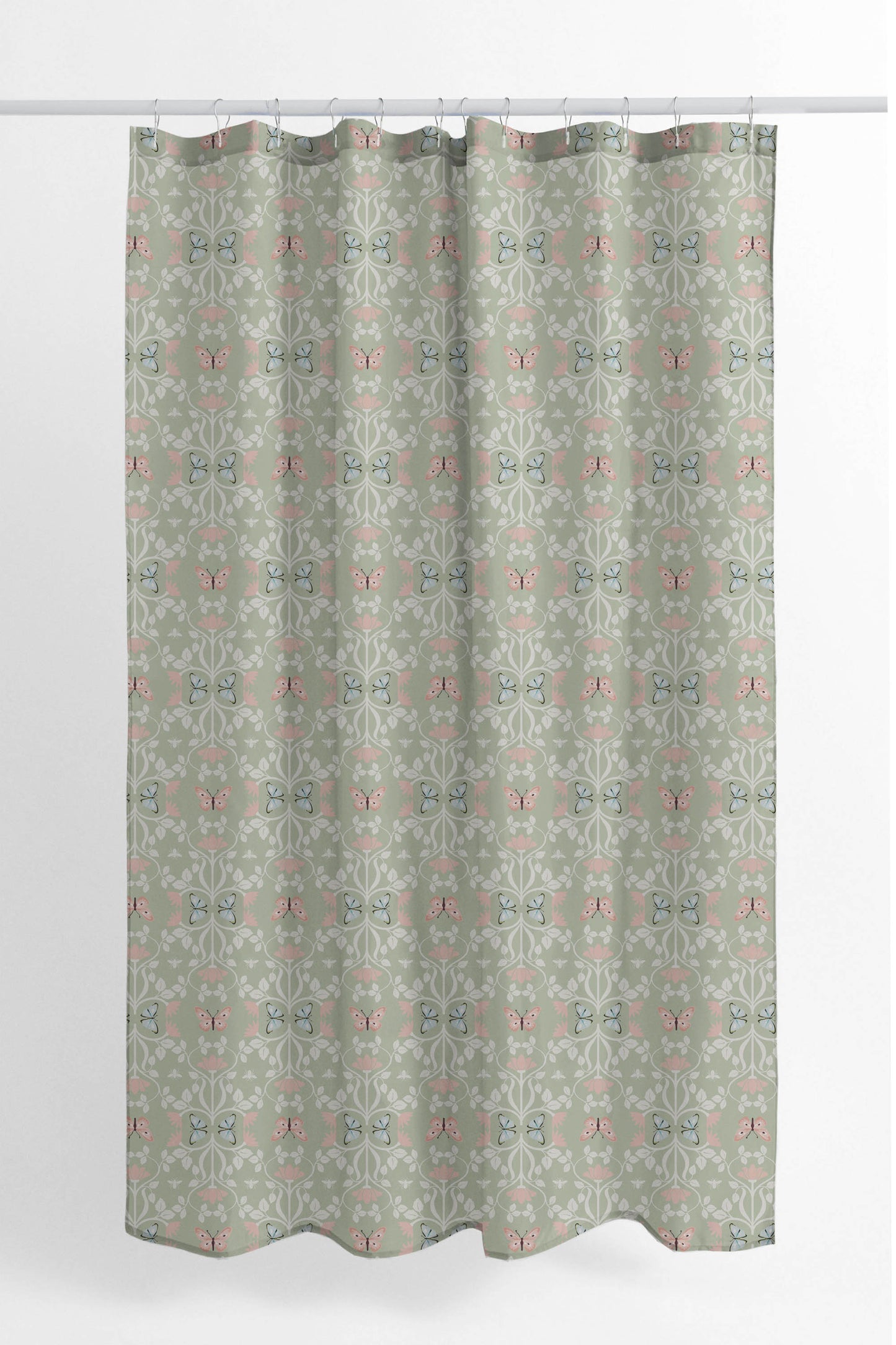 Bees & Butterflies Shower Curtain