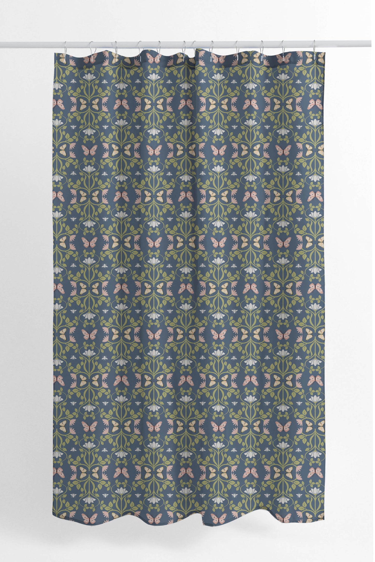 Bees & Butterflies Shower Curtain