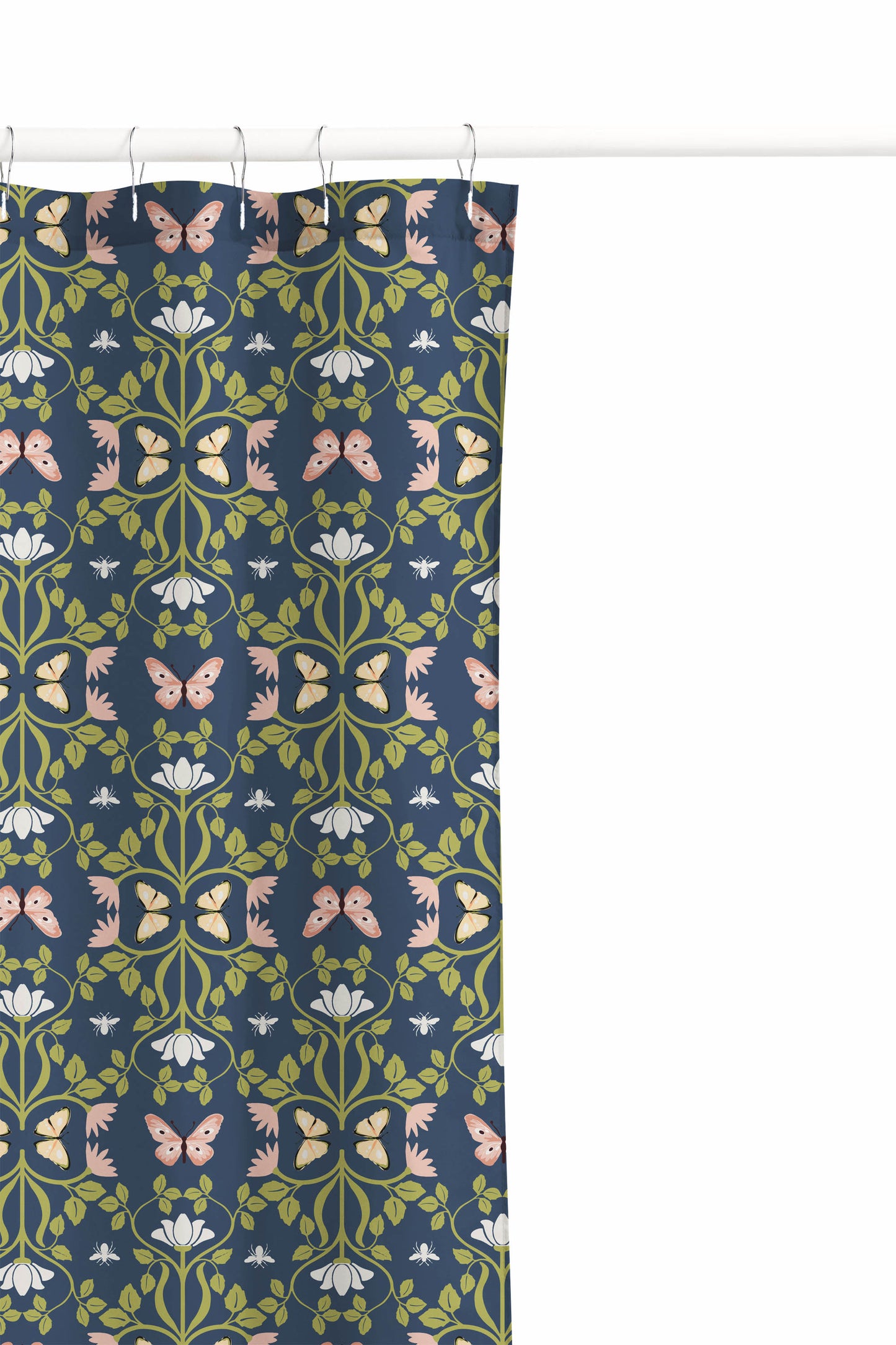 Bees & Butterflies Shower Curtain