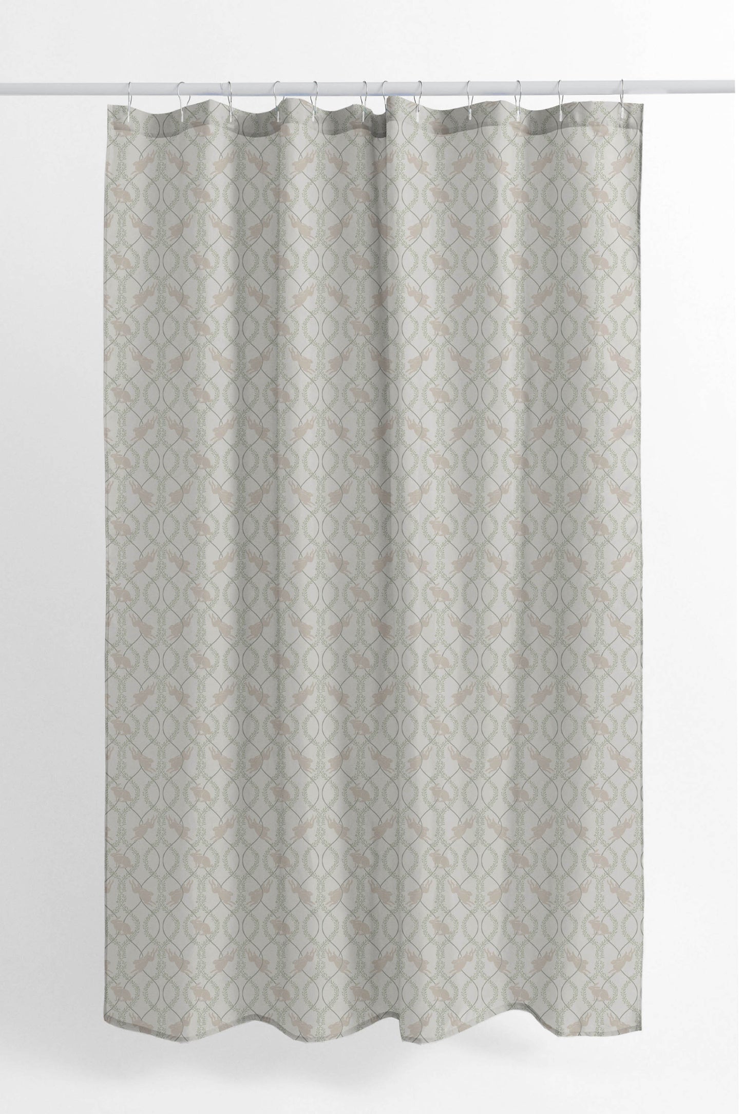 Nantucket Bunny Shower Curtain