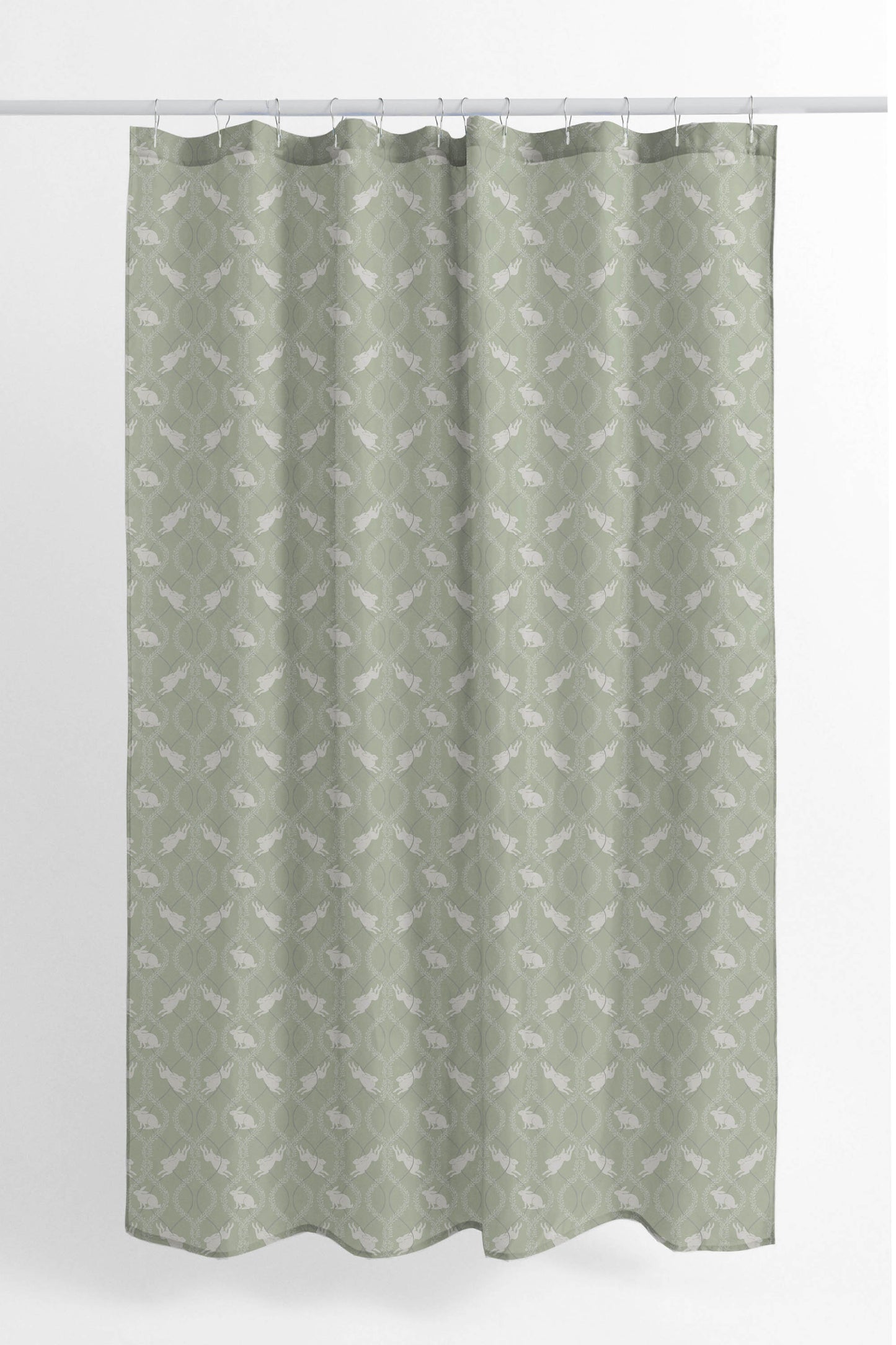 Nantucket Bunny Shower Curtain