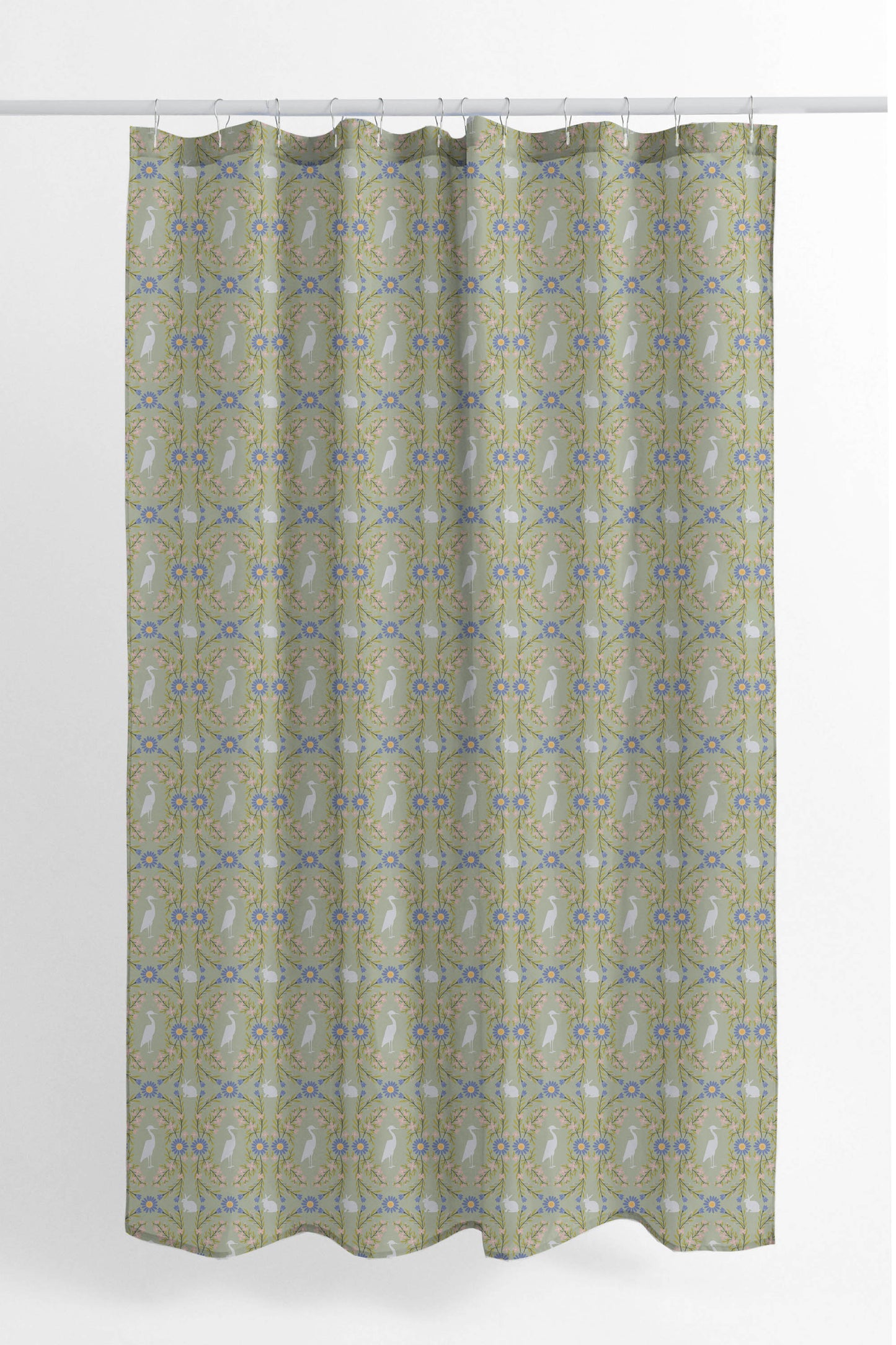Storks & Bunnies Shower Curtain