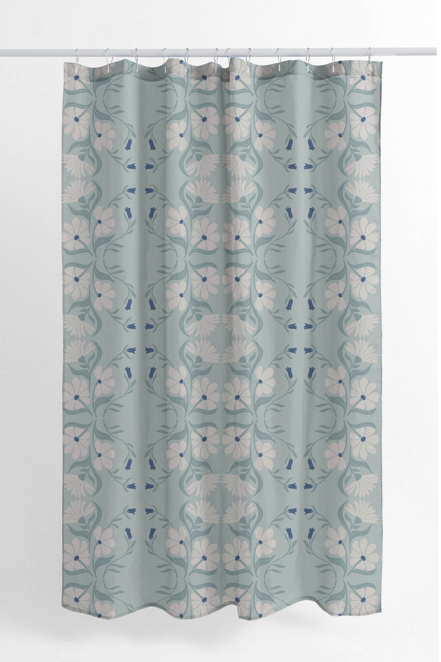 Groovy Flowers Shower Curtain