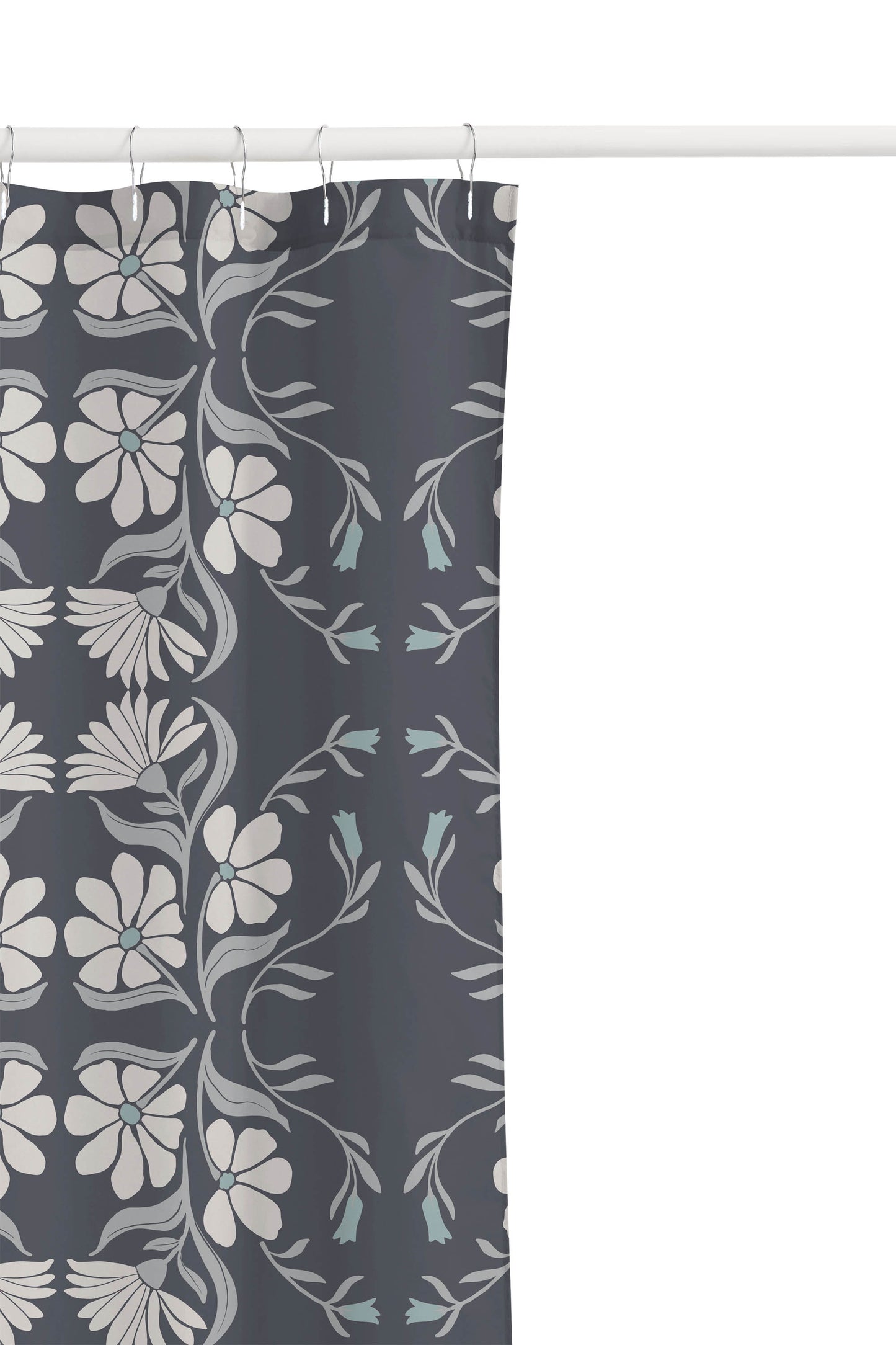 Groovy Flowers Shower Curtain