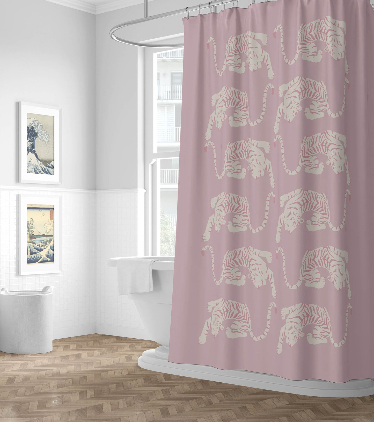Hey Tiger Shower Curtain