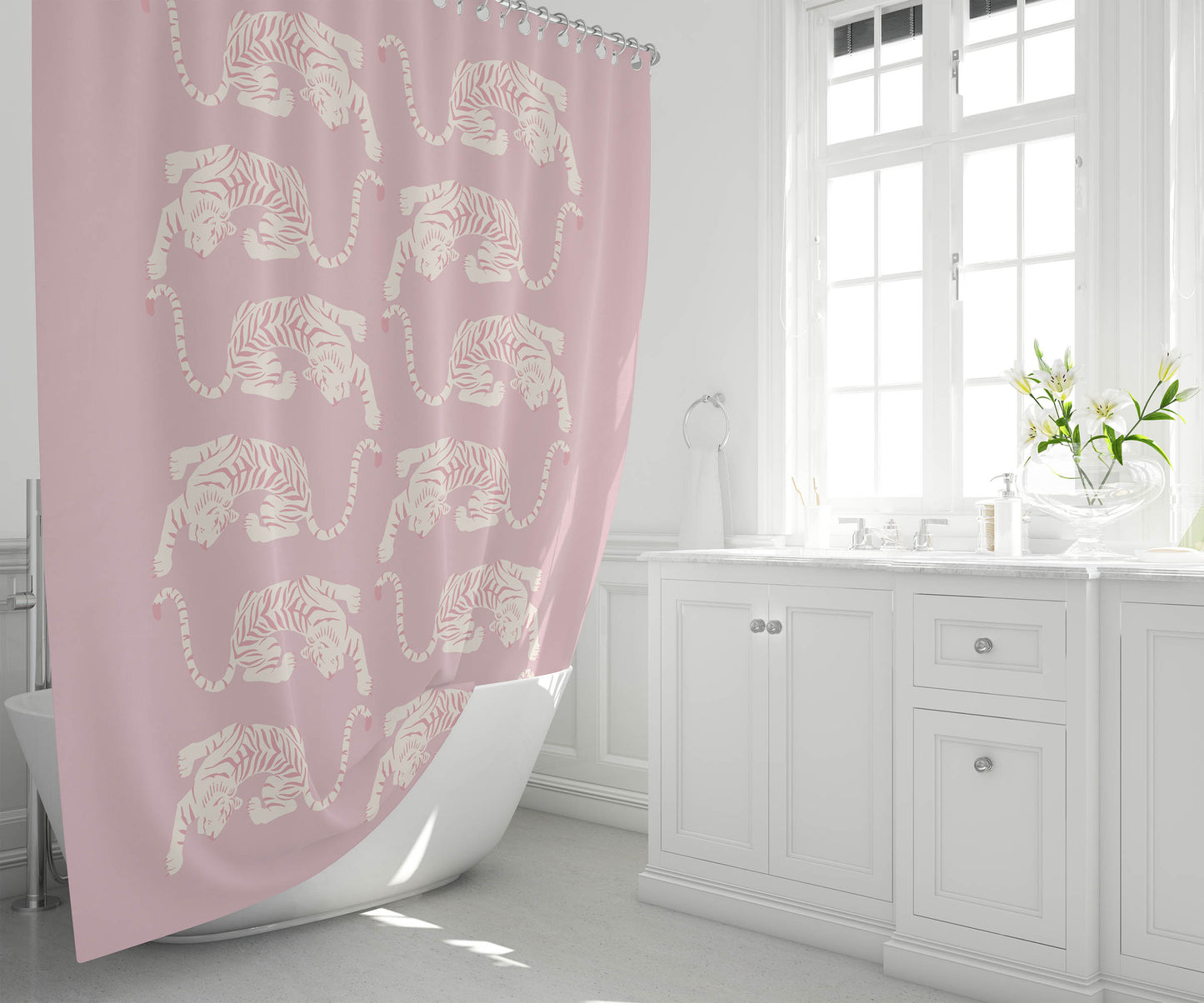 Hey Tiger Shower Curtain