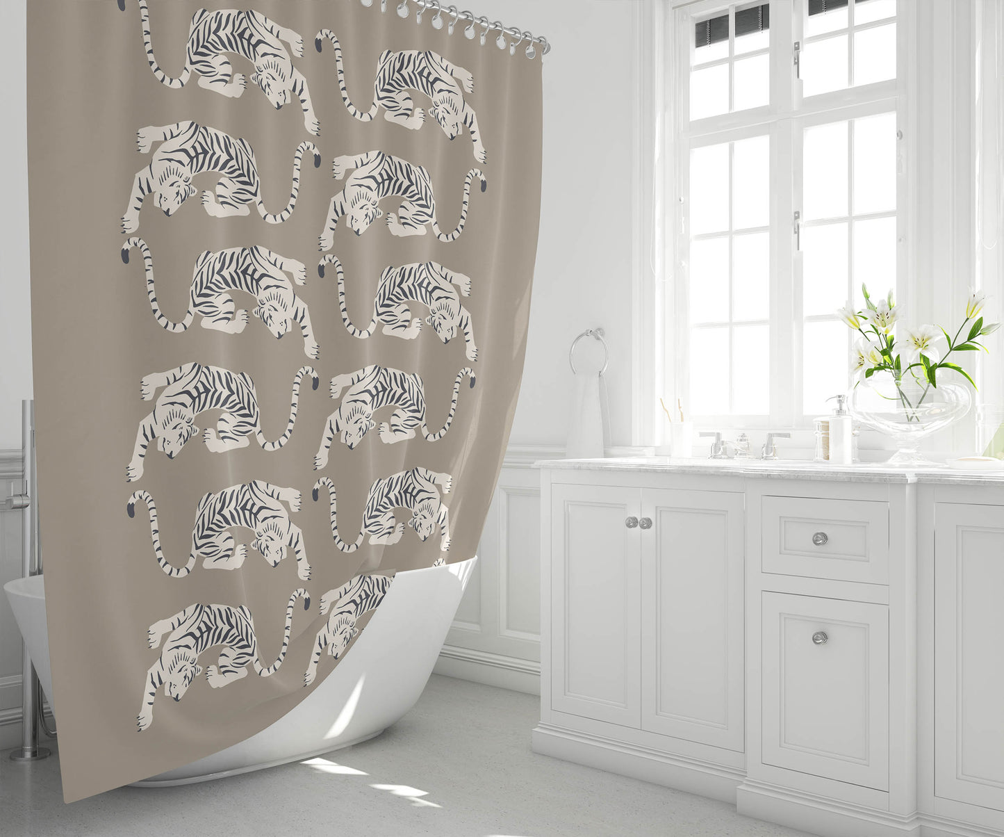 Hey Tiger Shower Curtain