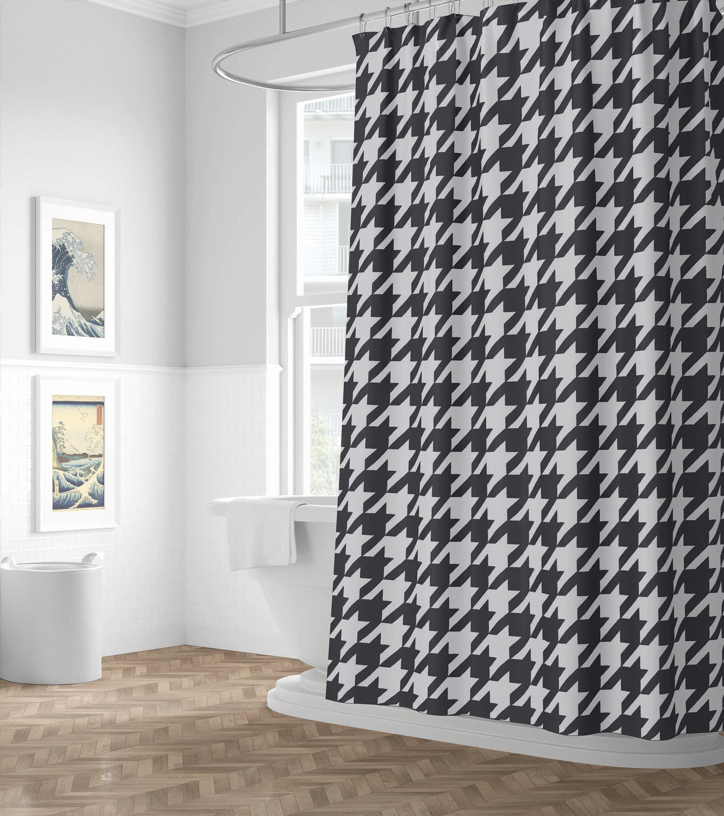 Send in the Hounds Shower Curtain
