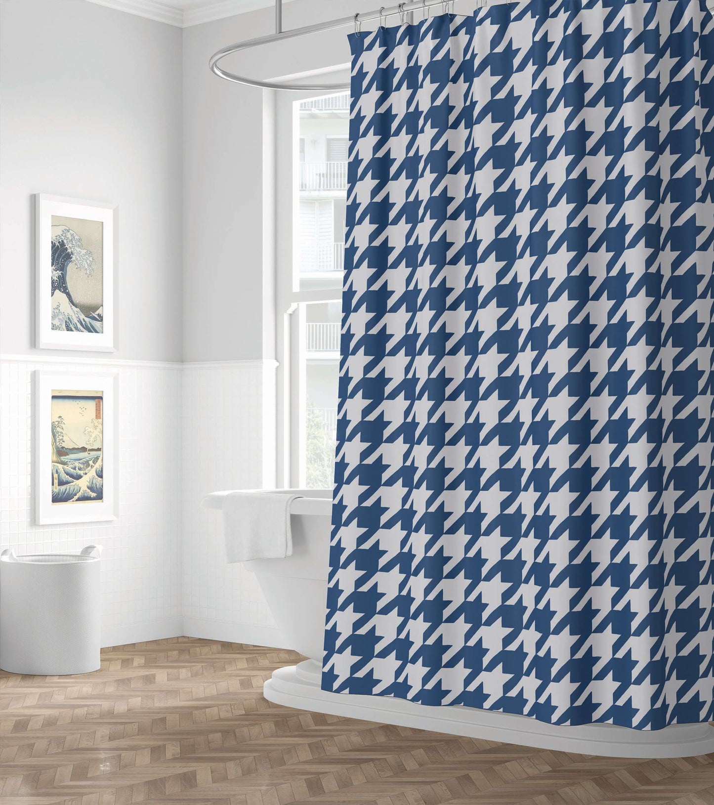 Send in the Hounds Shower Curtain