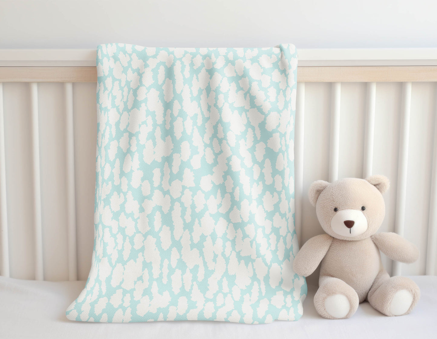 Animal Splat Velveteen Fleece Blanket