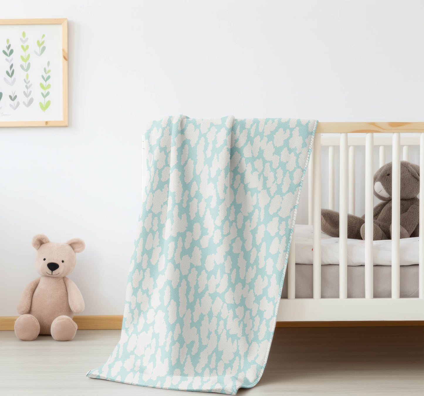Animal Splat Velveteen Fleece Blanket